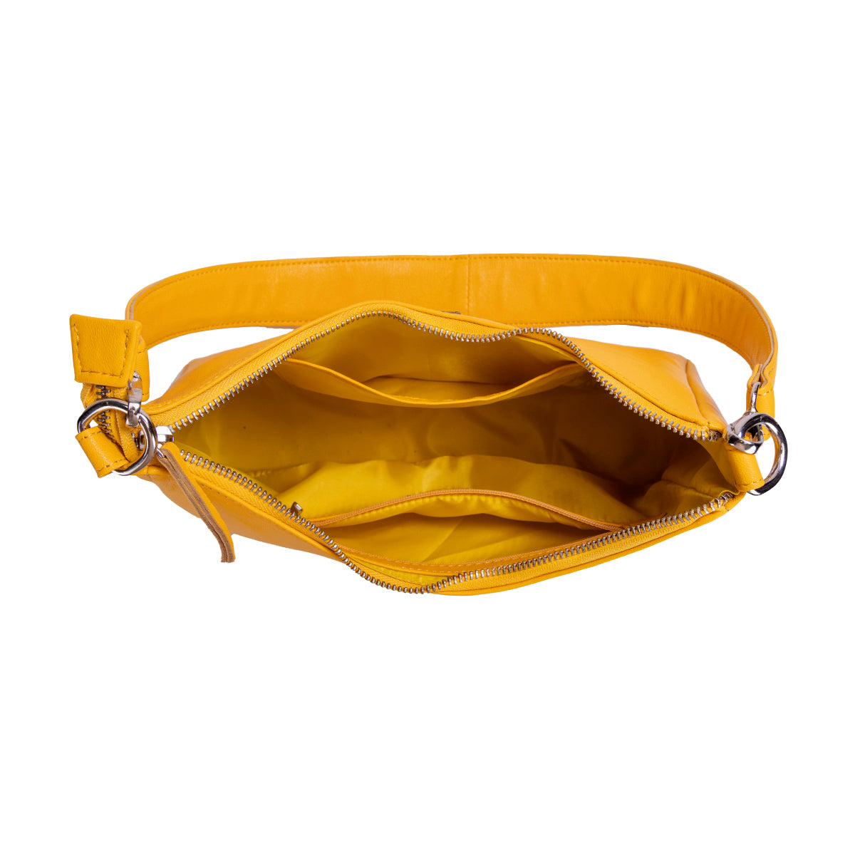 Abelardo Maria Yellow Hobo Bag ABELARDO DE MODA