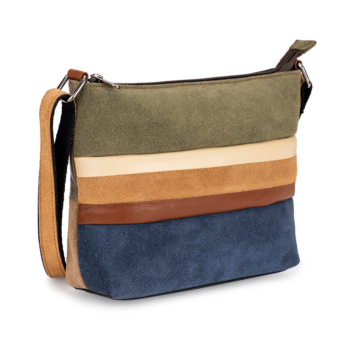 Abelardo Shearling Blue Sling Bag ABELARDO DE MODA