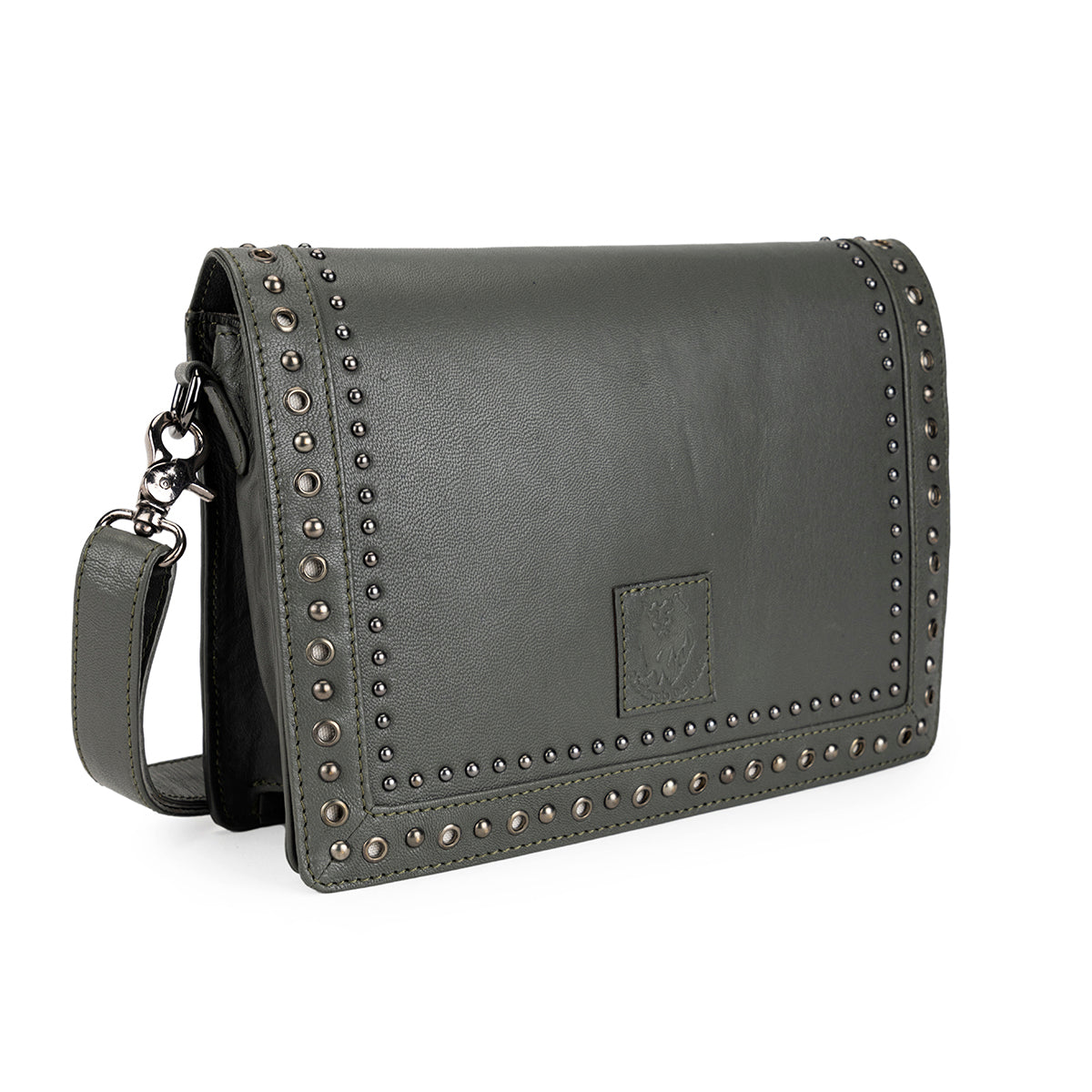 Abelardo Urban Grey Sling Bag With Detachable Strap ABELARDO DE MODA