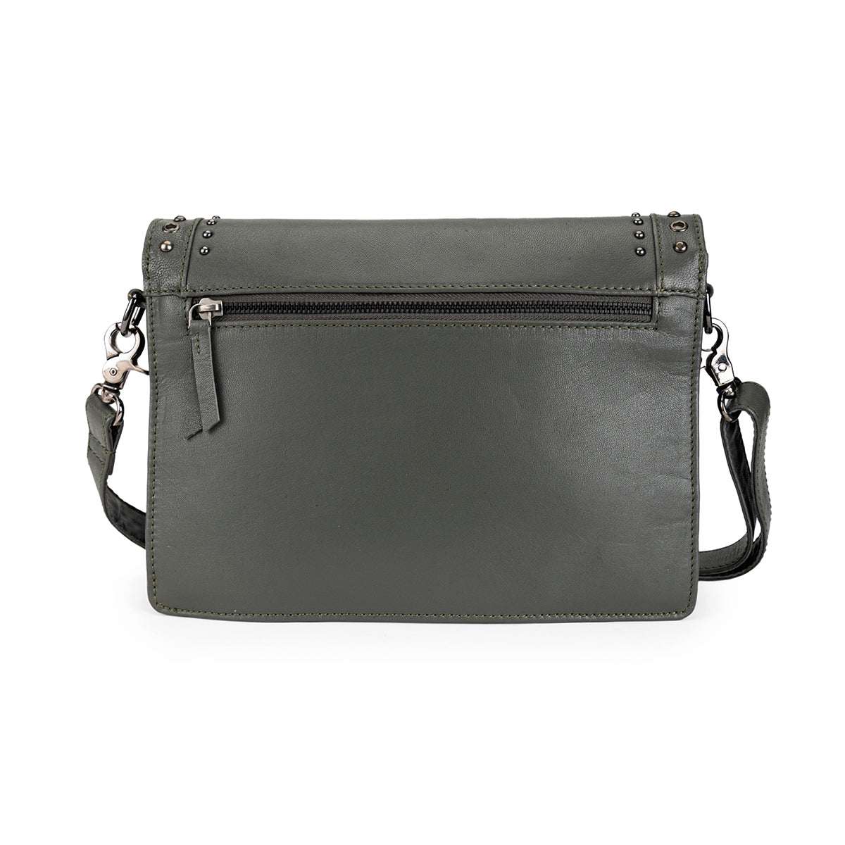 Abelardo Urban Grey Sling Bag With Detachable Strap ABELARDO DE MODA