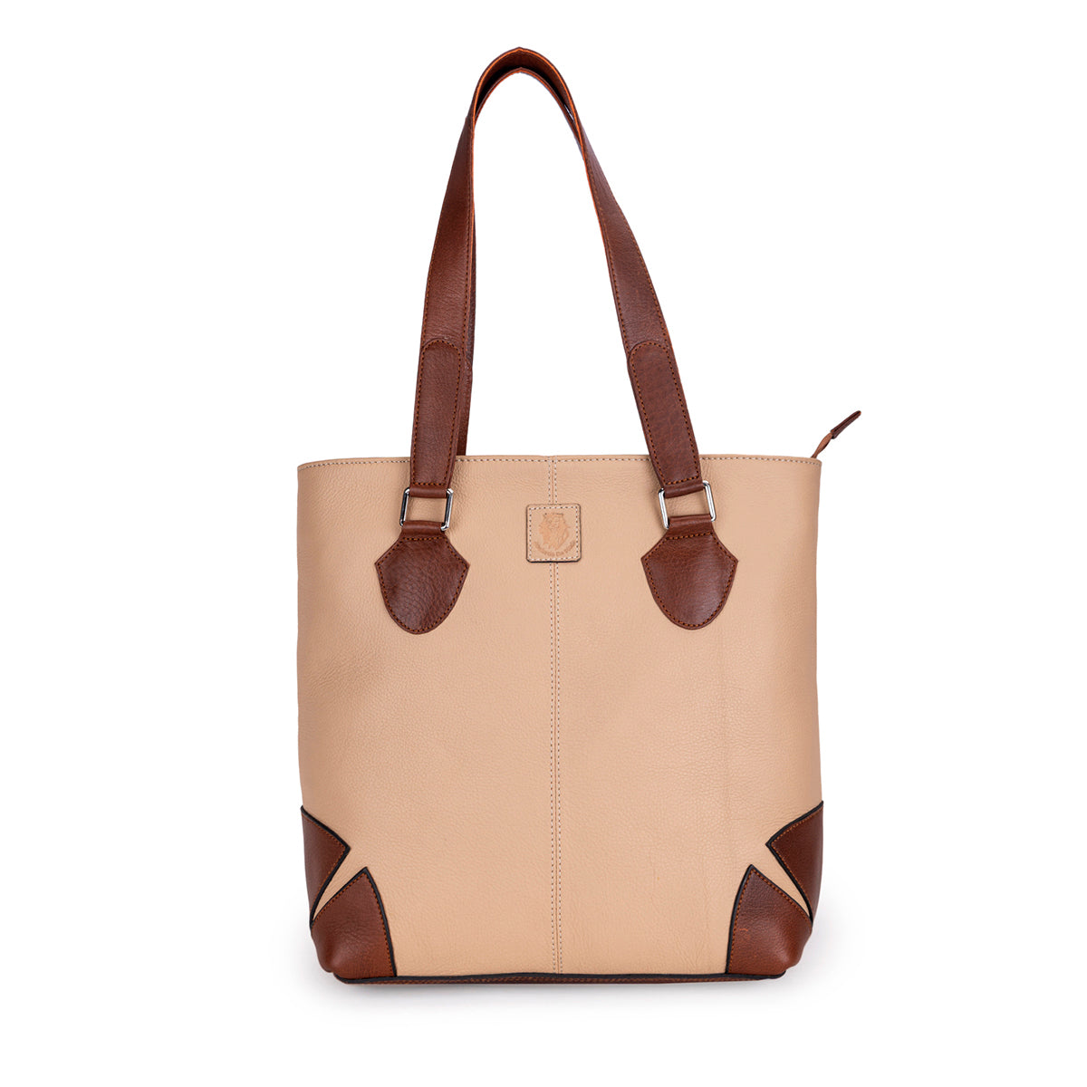 Abelardo Anchor Tailored Beige And Brown Tote Bag ABELARDO DE MODA