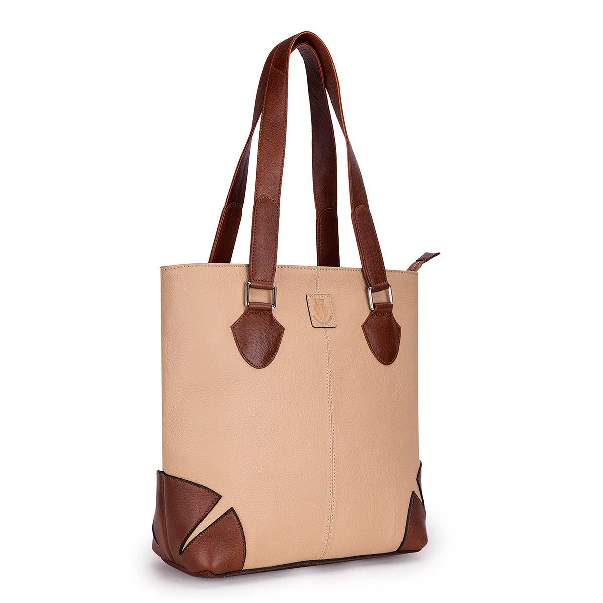 Abelardo Anchor Tailored Beige And Brown Tote Bag ABELARDO DE MODA