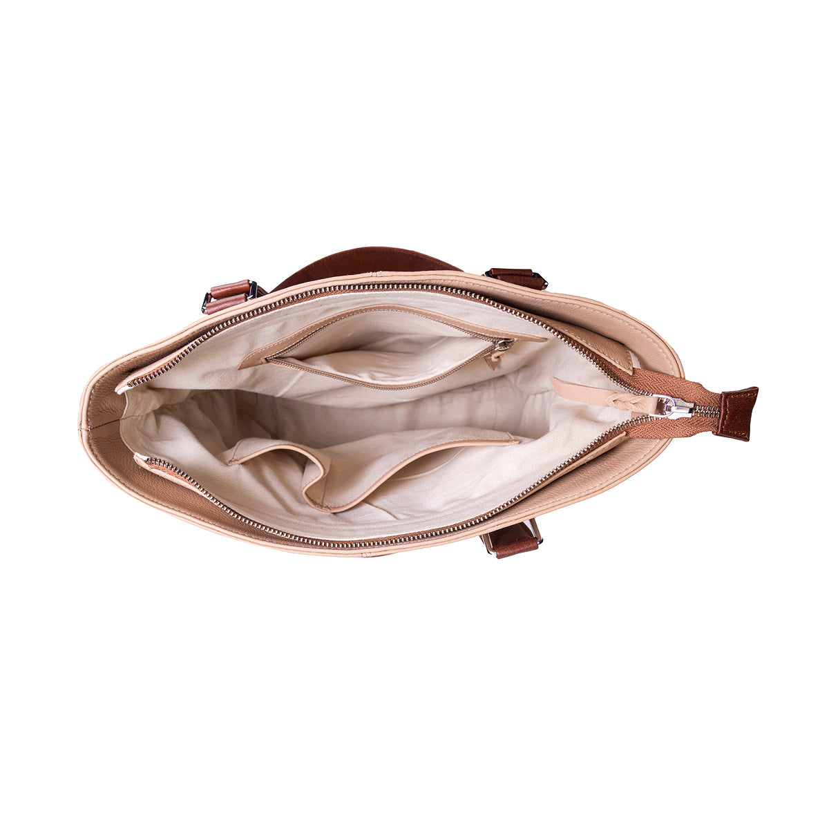 Abelardo Anchor Tailored Beige And Brown Tote Bag ABELARDO DE MODA
