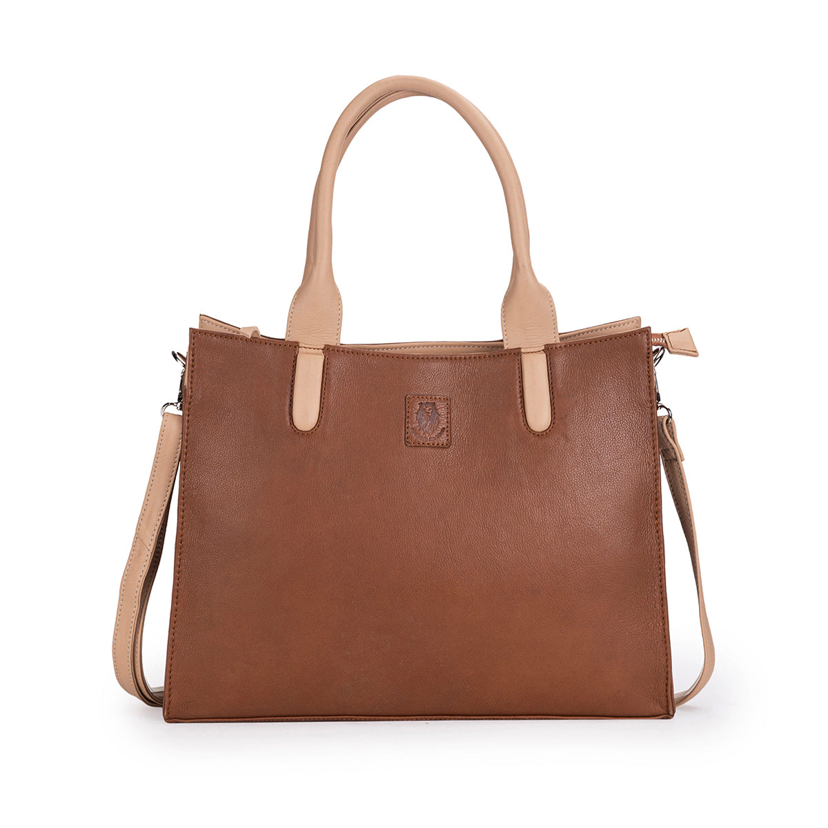 Abelardo Timeless Tan and Beige Tote Bag ABELARDO DE MODA