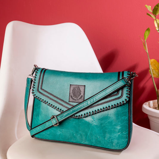 Abelardo Very Peri Teal Sling Style ABELARDO DE MODA