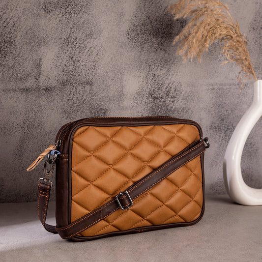 Abelardo Minimilastic Dark Brown Sling Bag ABELARDO DE MODA