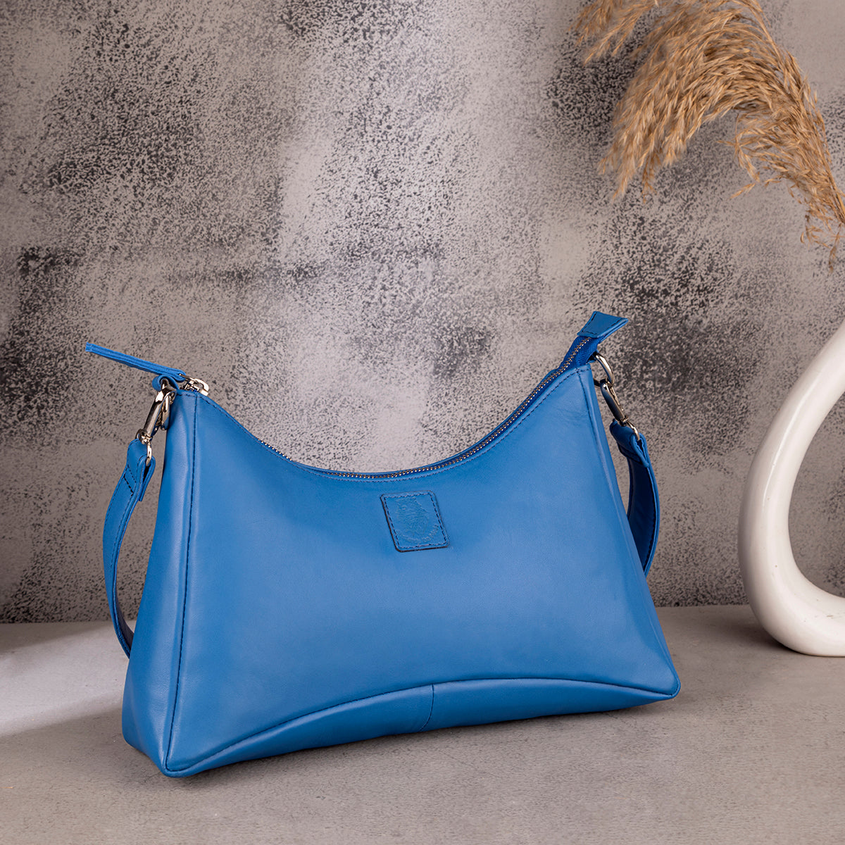 Abelardo Maria Blue Hobo Bag ABELARDO DE MODA