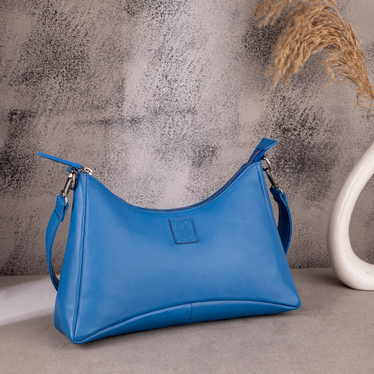 Abelardo Maria Blue Hobo Bag ABELARDO DE MODA