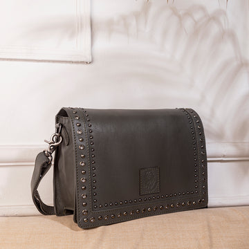 Abelardo Urban Black Sling Bag With Detachable Strap ABELARDO DE MODA