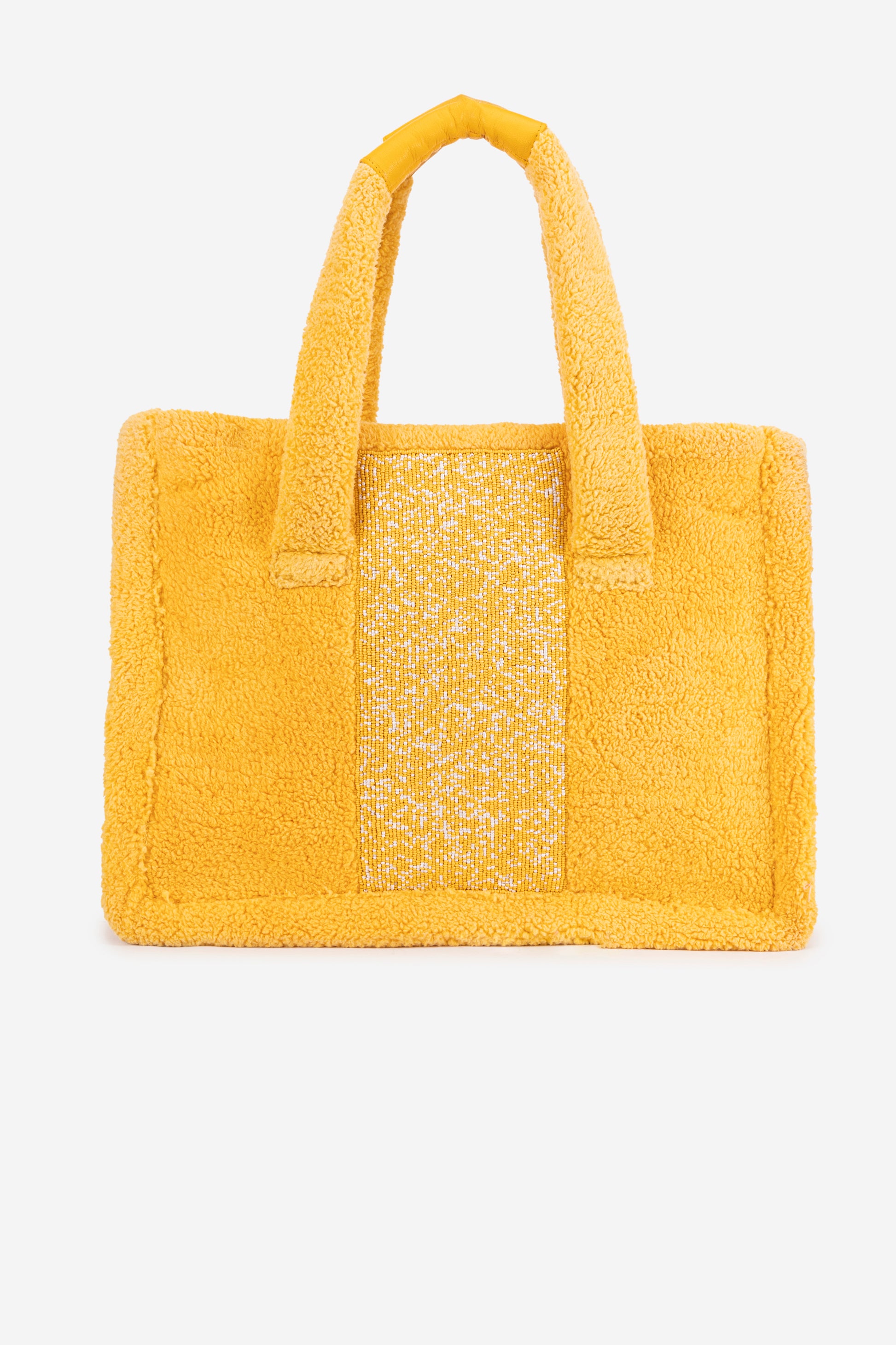 ECO-CONSCIOUS LOUISA YELLOW TOTE BAG ABELARDO DE MODA