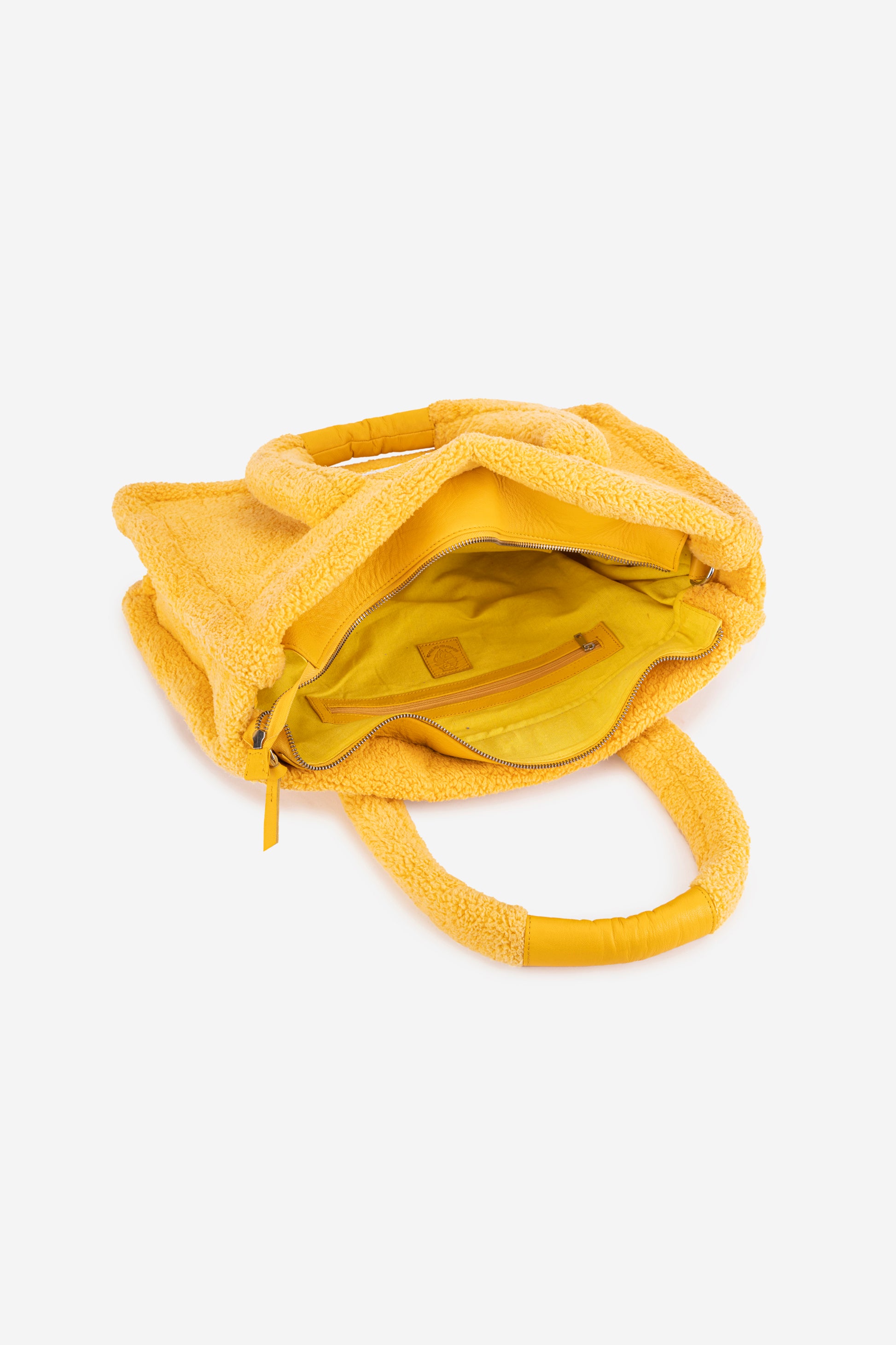 ECO-CONSCIOUS LOUISA YELLOW TOTE BAG ABELARDO DE MODA