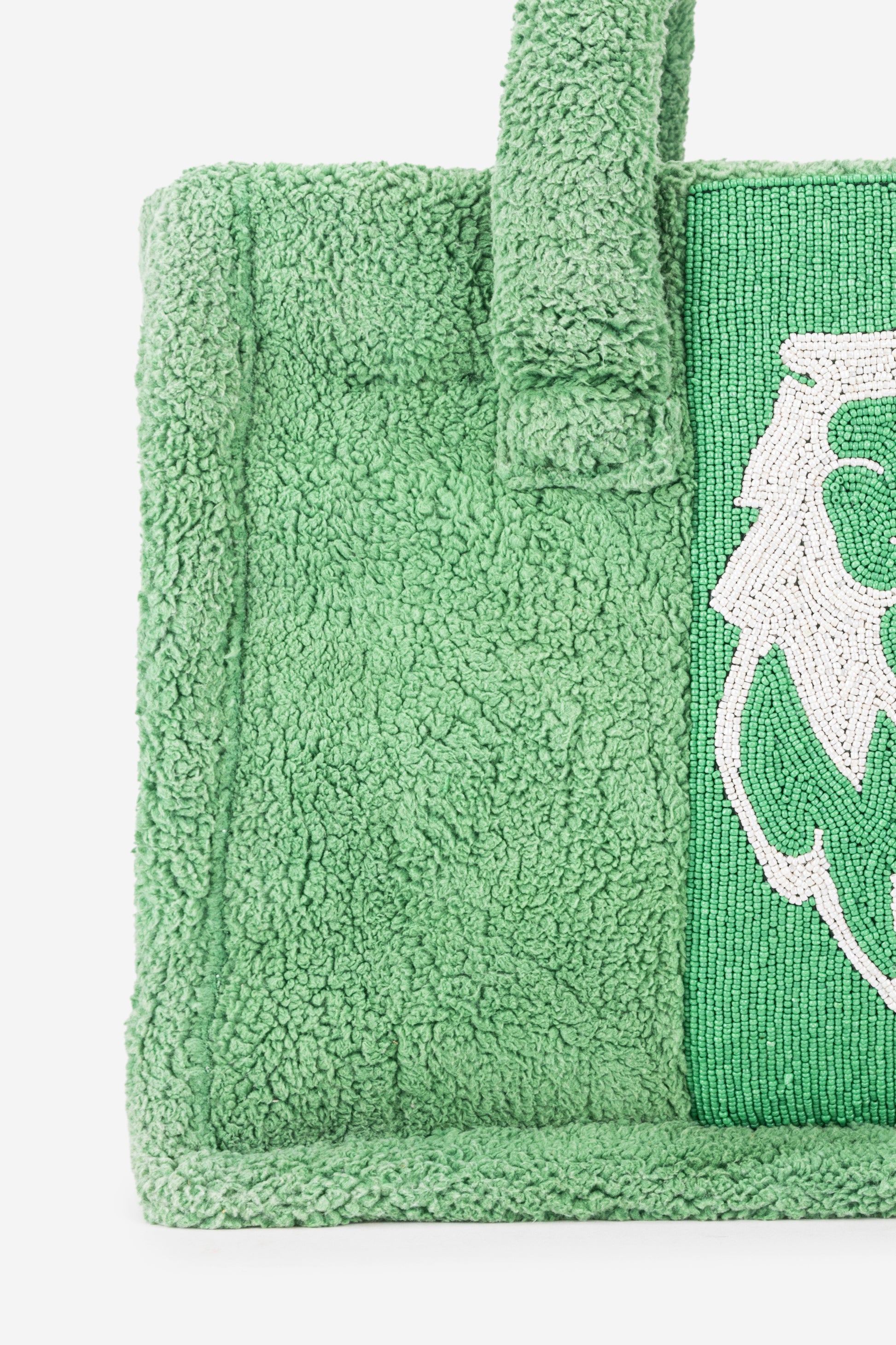 ECO-CONSCIOUS LOUISA GREEN TOTE BAG ABELARDO DE MODA