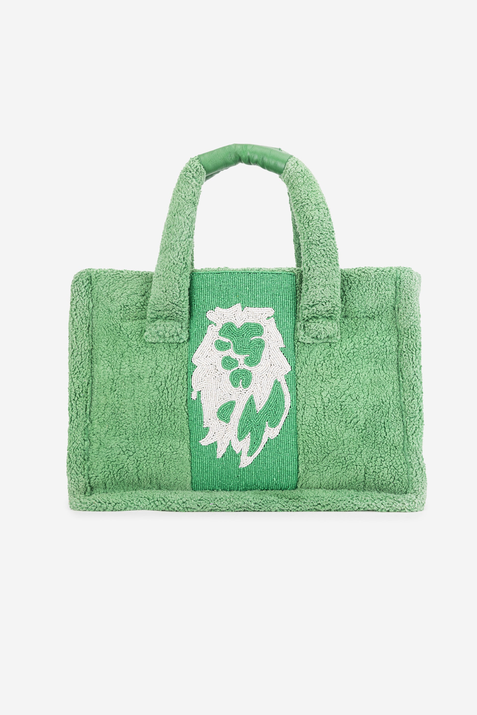 ECO-CONSCIOUS LOUISA GREEN TOTE BAG ABELARDO DE MODA