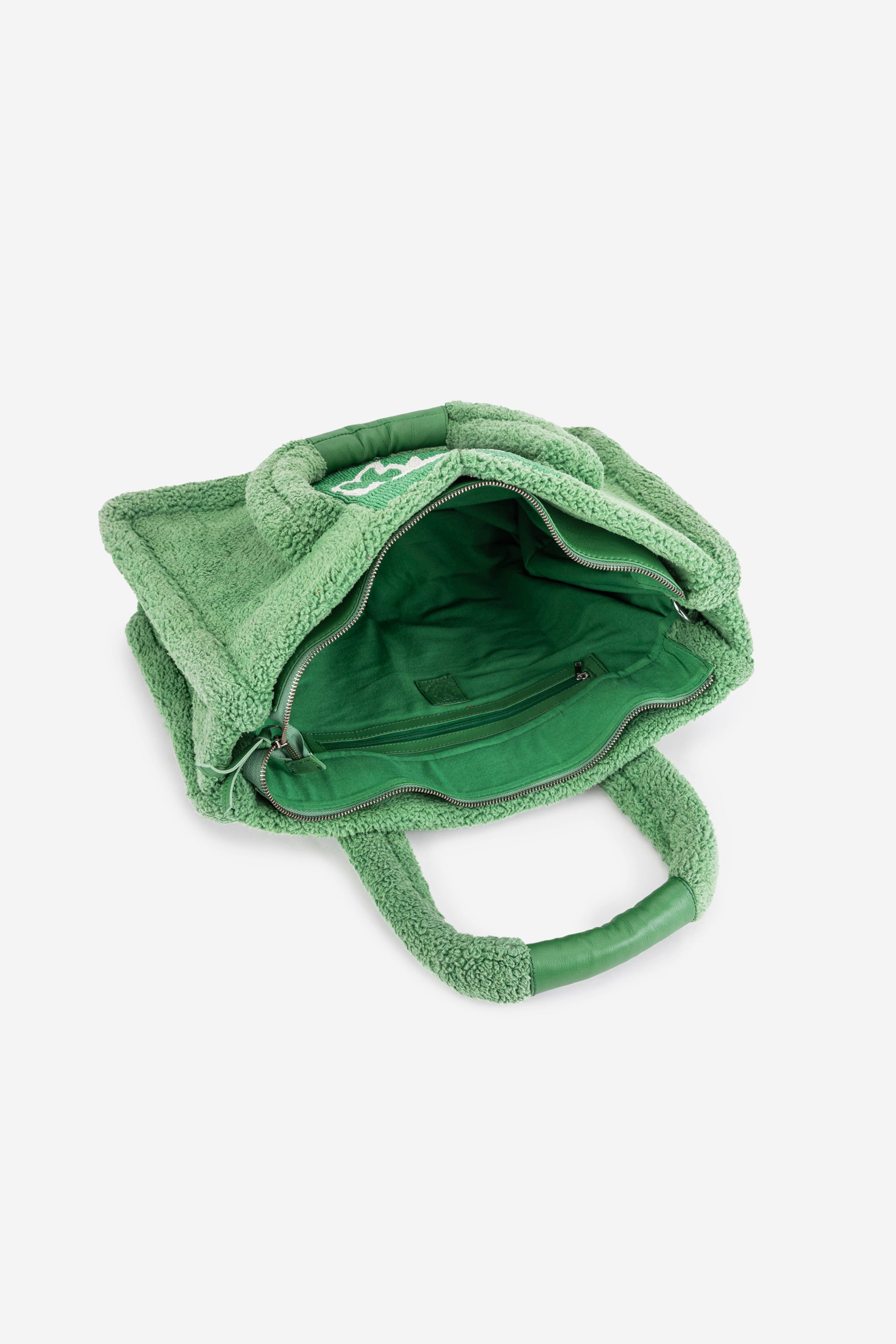 ECO-CONSCIOUS LOUISA GREEN TOTE BAG ABELARDO DE MODA