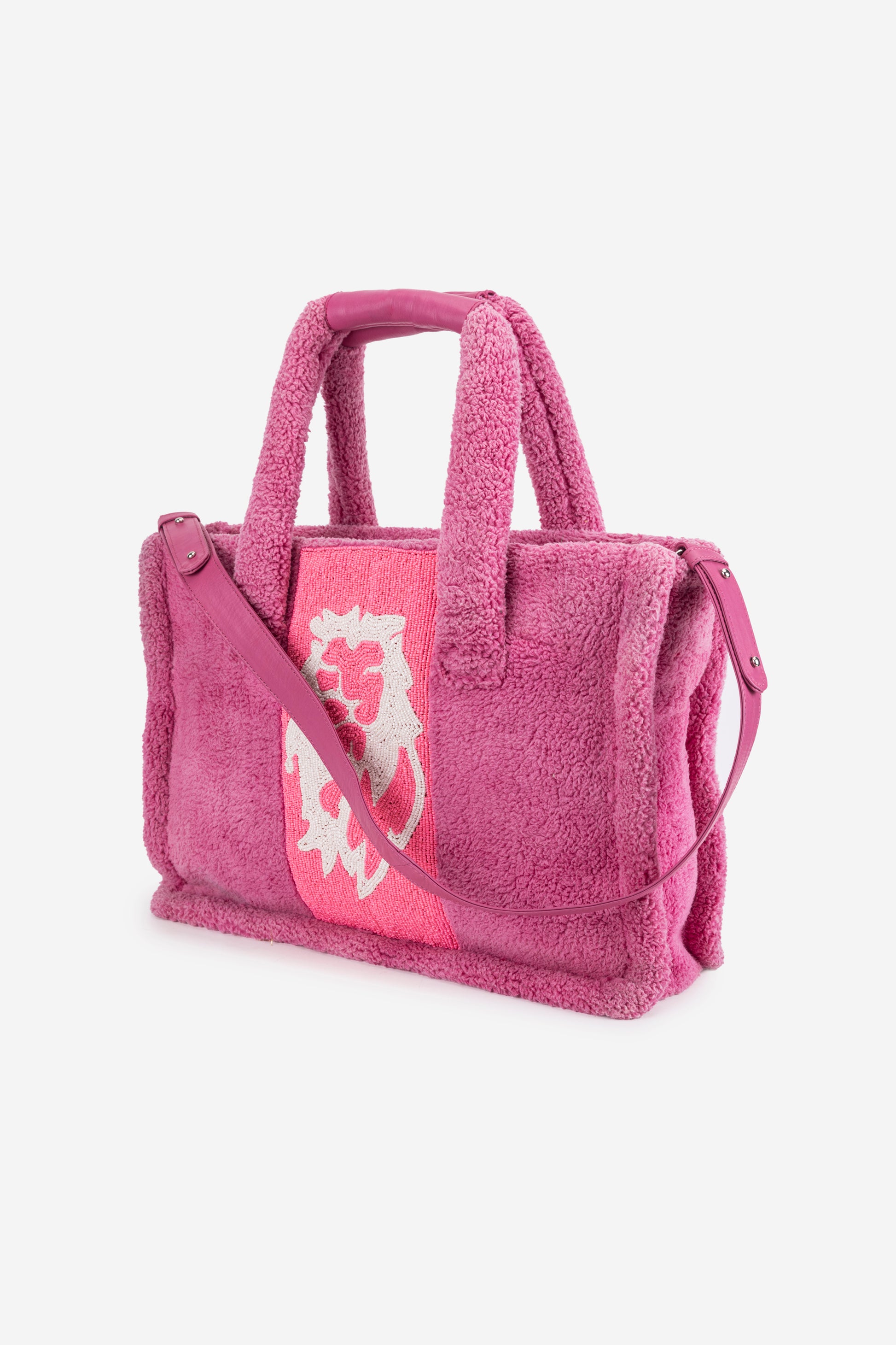 ECO-CONSCIOUS LOUISA PINK TOTE BAG ABELARDO DE MODA
