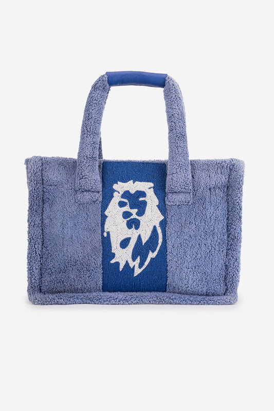 ECO-CONSCIOUS LOUISA BLUE TOTE  BAG ABELARDO DE MODA