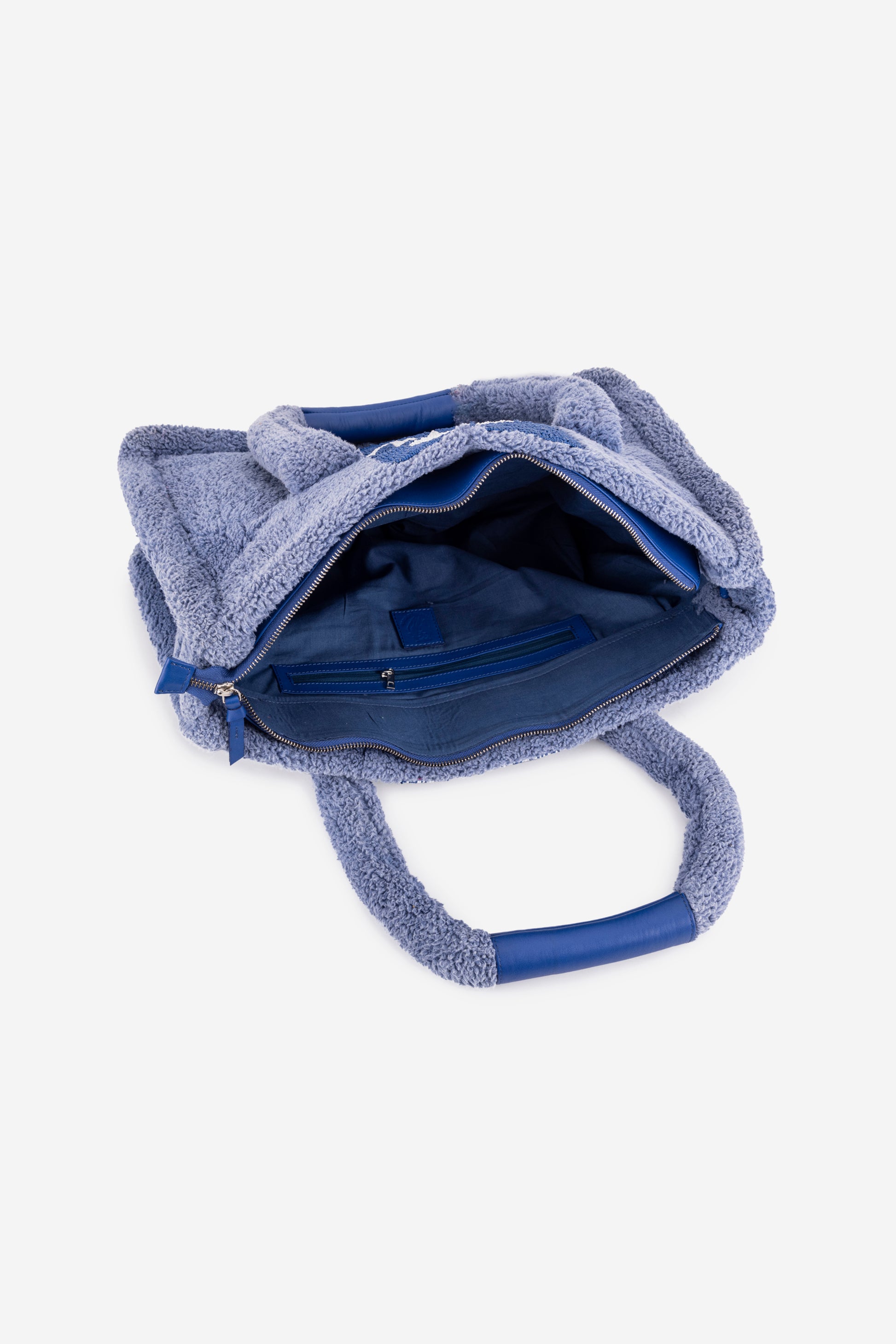 ECO-CONSCIOUS LOUISA BLUE TOTE  BAG ABELARDO DE MODA