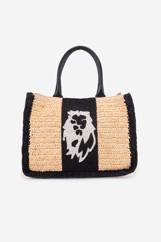 ECO-CONSCIOUS CARA BLACK TOTE BAG ABELARDO DE MODA