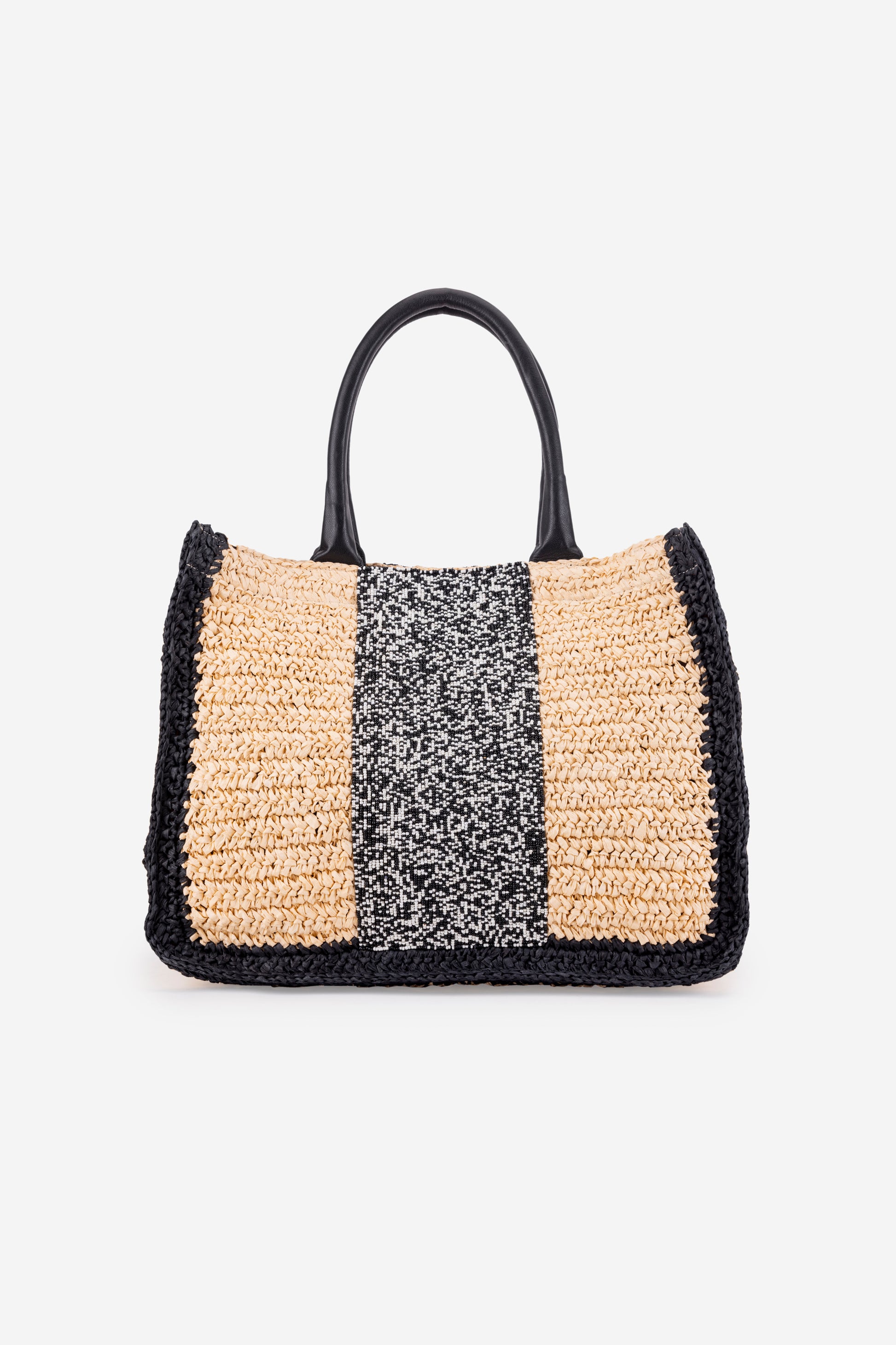 ECO-CONSCIOUS CARA BLACK TOTE BAG ABELARDO DE MODA