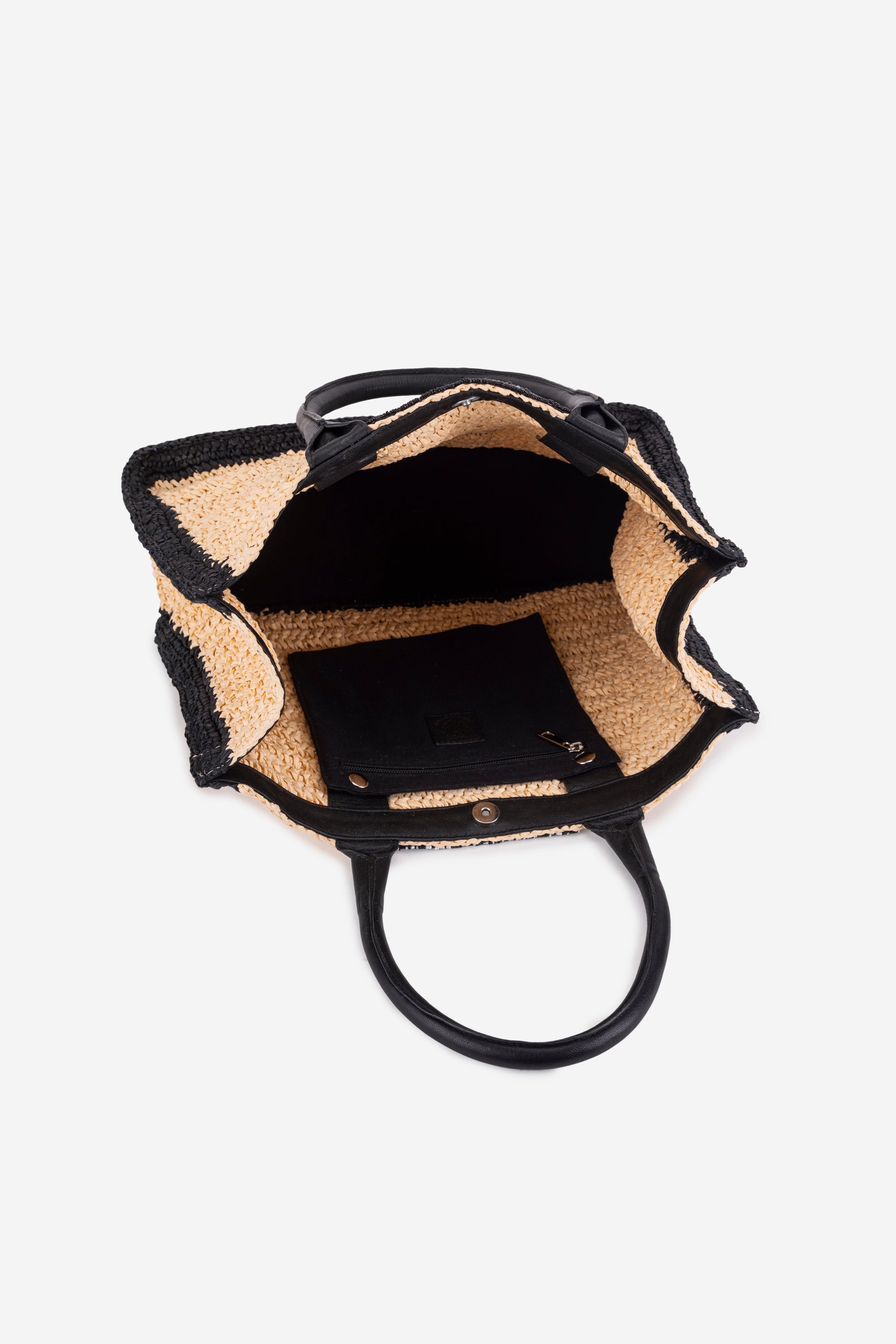 ECO-CONSCIOUS CARA BLACK TOTE BAG ABELARDO DE MODA