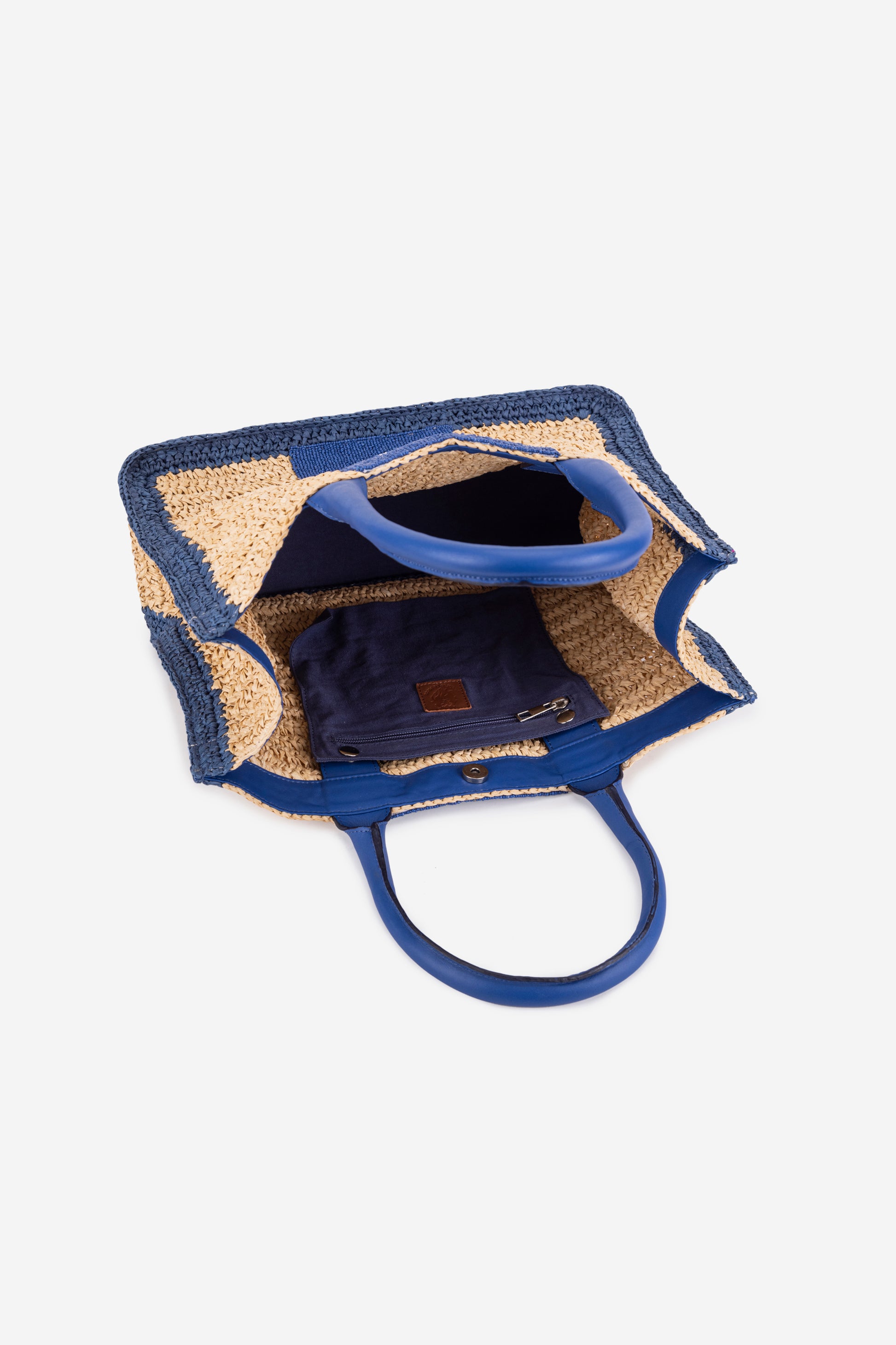 ECO-CONSCIOUS CARA BLUE TOTE BAG ABELARDO DE MODA
