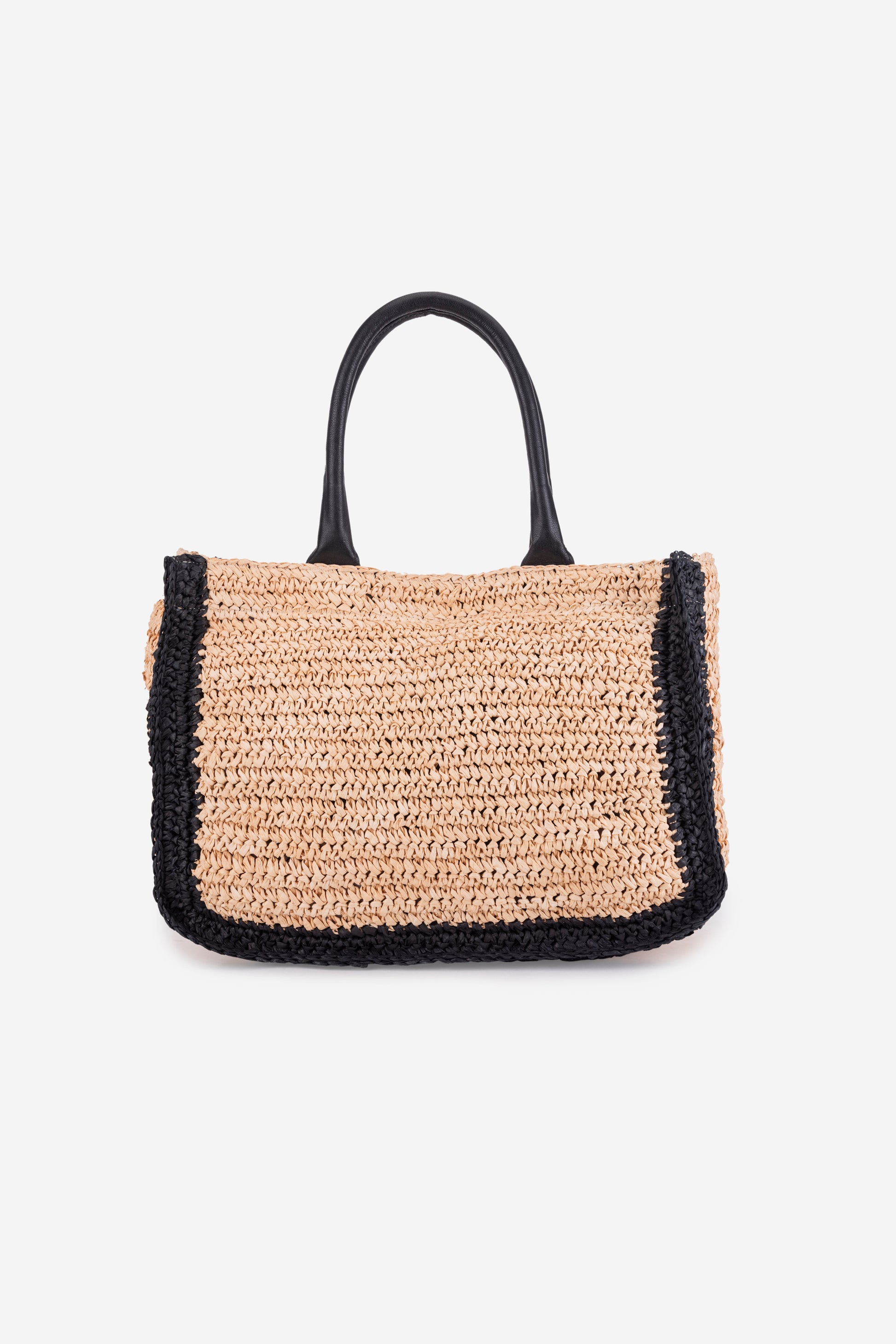 ECO-CONSCIOUS JESS BLACK TOTE BAG ABELARDO DE MODA