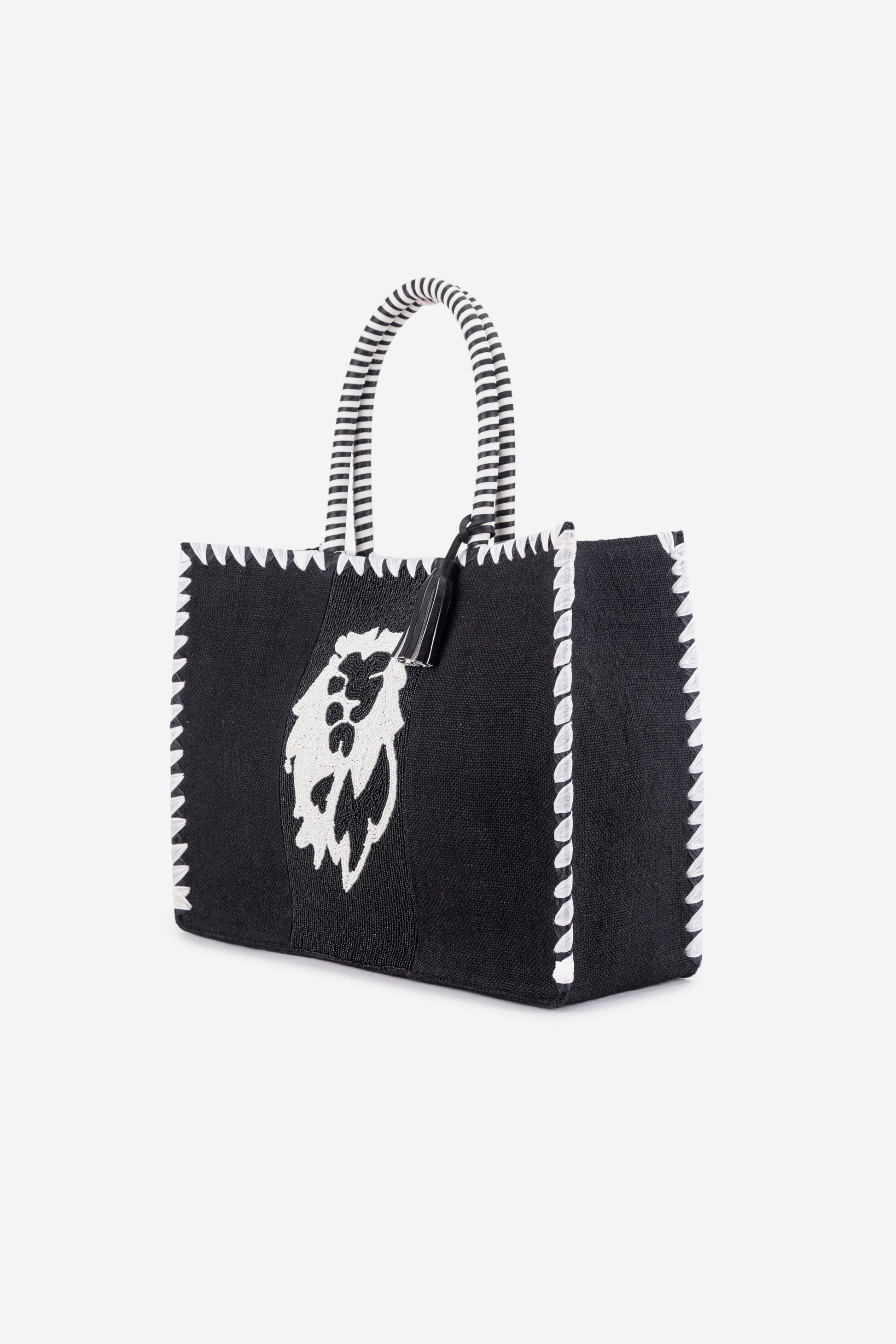 ECO-CONSCIOUS ED-RINA BLACK SHOULDER BAG ABELARDO DE MODA