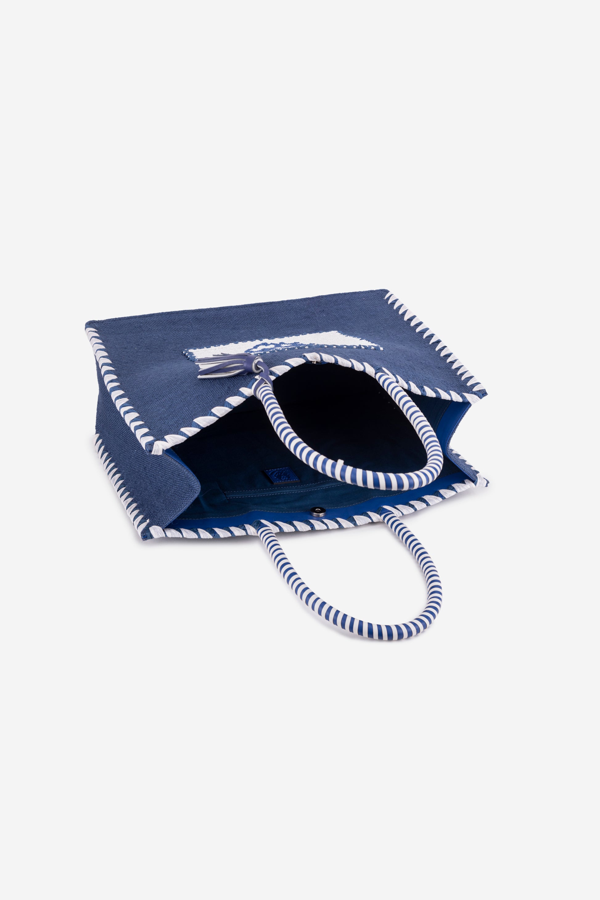 ECO-CONSCIOUS RENÉE BLUE SHOULDER BAG ABELARDO DE MODA