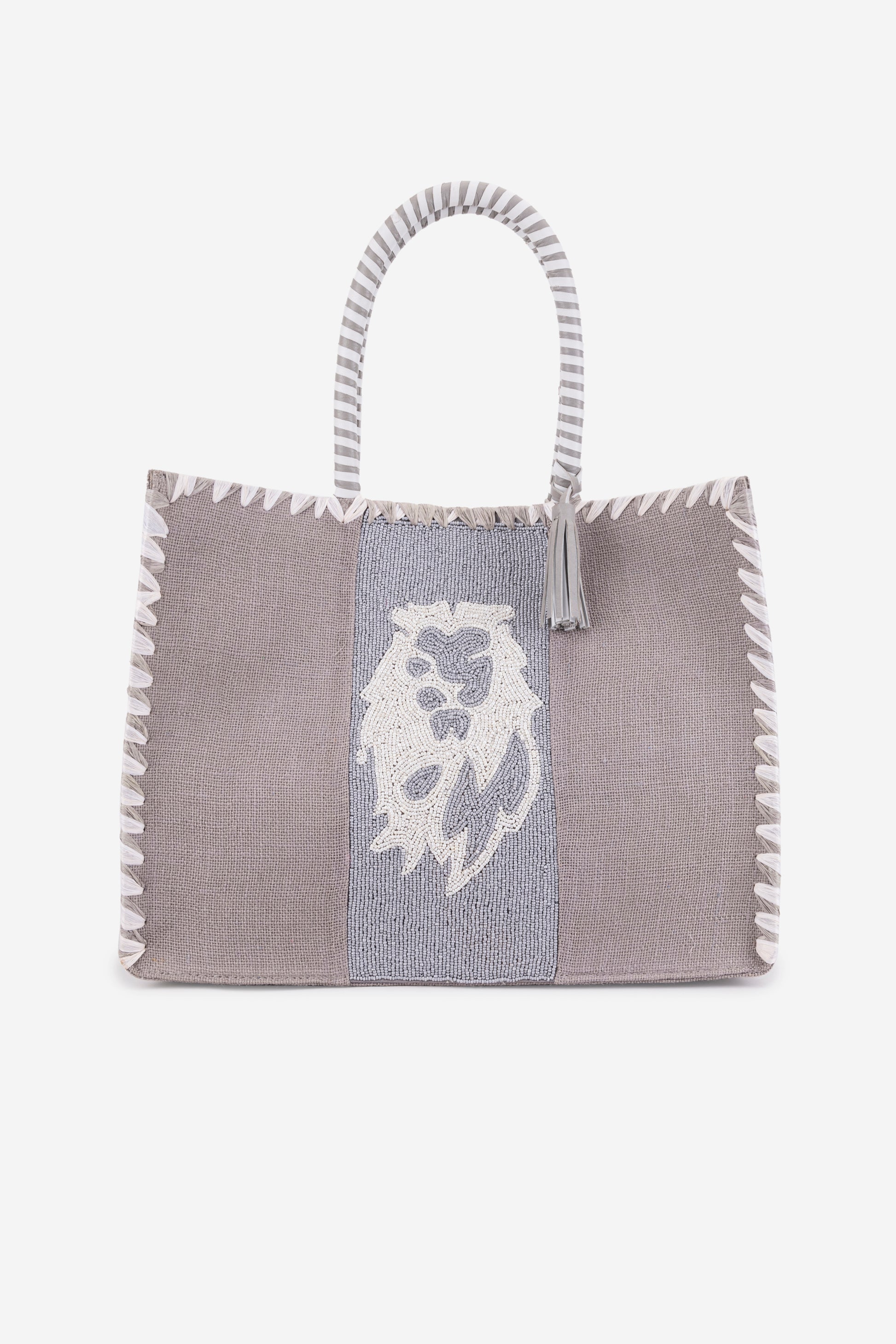 ECO-CONSCIOUS ED-RINA GRAY SHOULDER BAG ABELARDO DE MODA