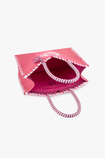 ECO-CONSCIOUS ED-RINA FUSCIA SHOULDER BAG ABELARDO DE MODA