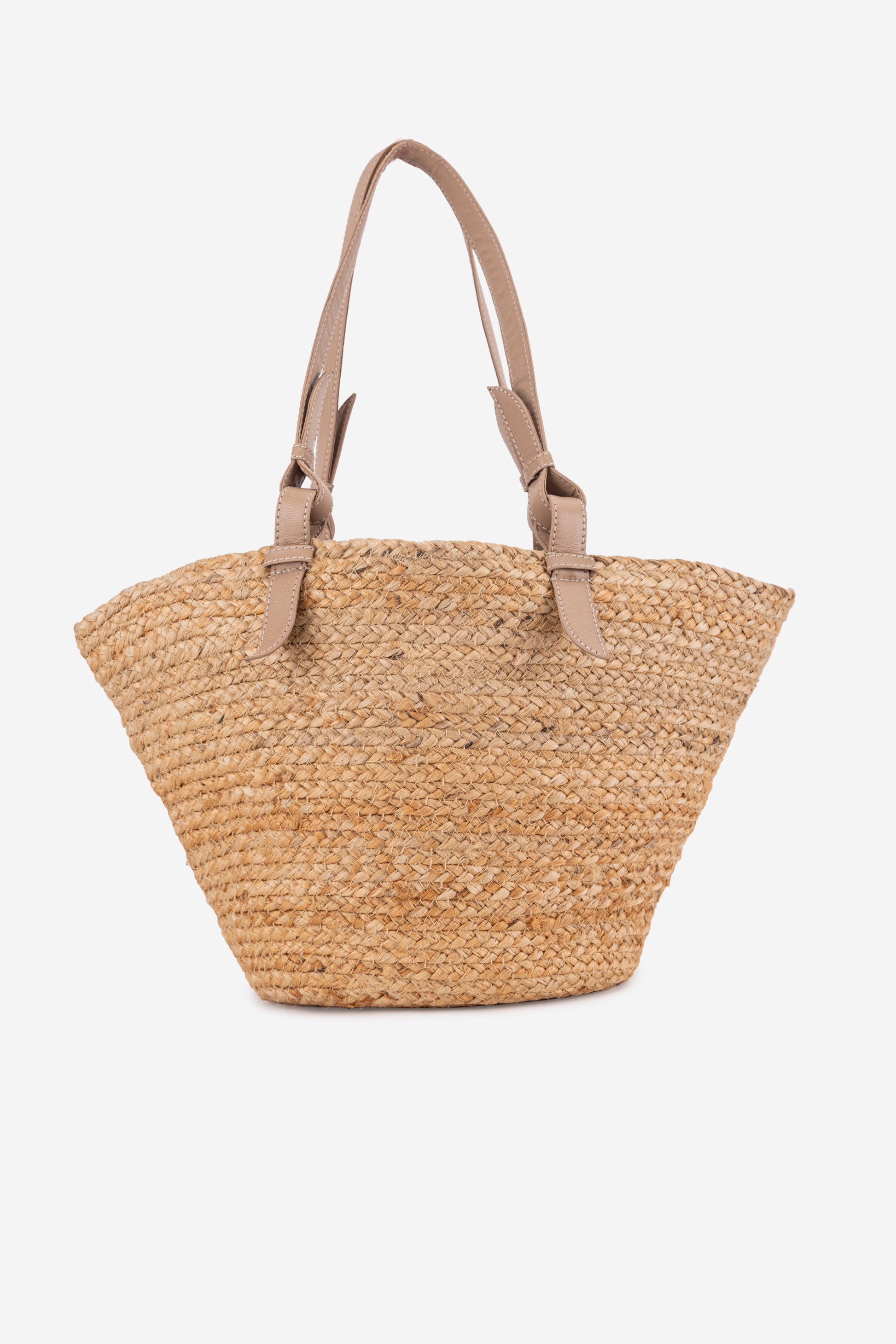 ECO-CONSCIOUS BELLA BEIGE/GOLD SHOULDER BAG ABELARDO DE MODA