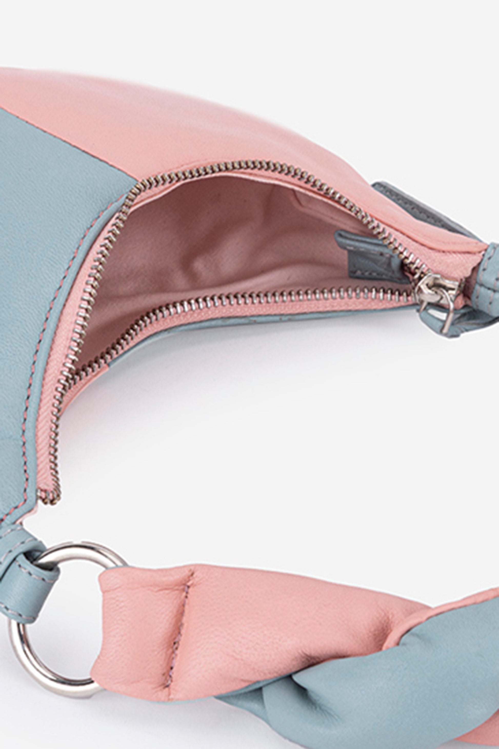 Abelardo Iris Nude And Grey Shoulder Bag ABELARDO DE MODA