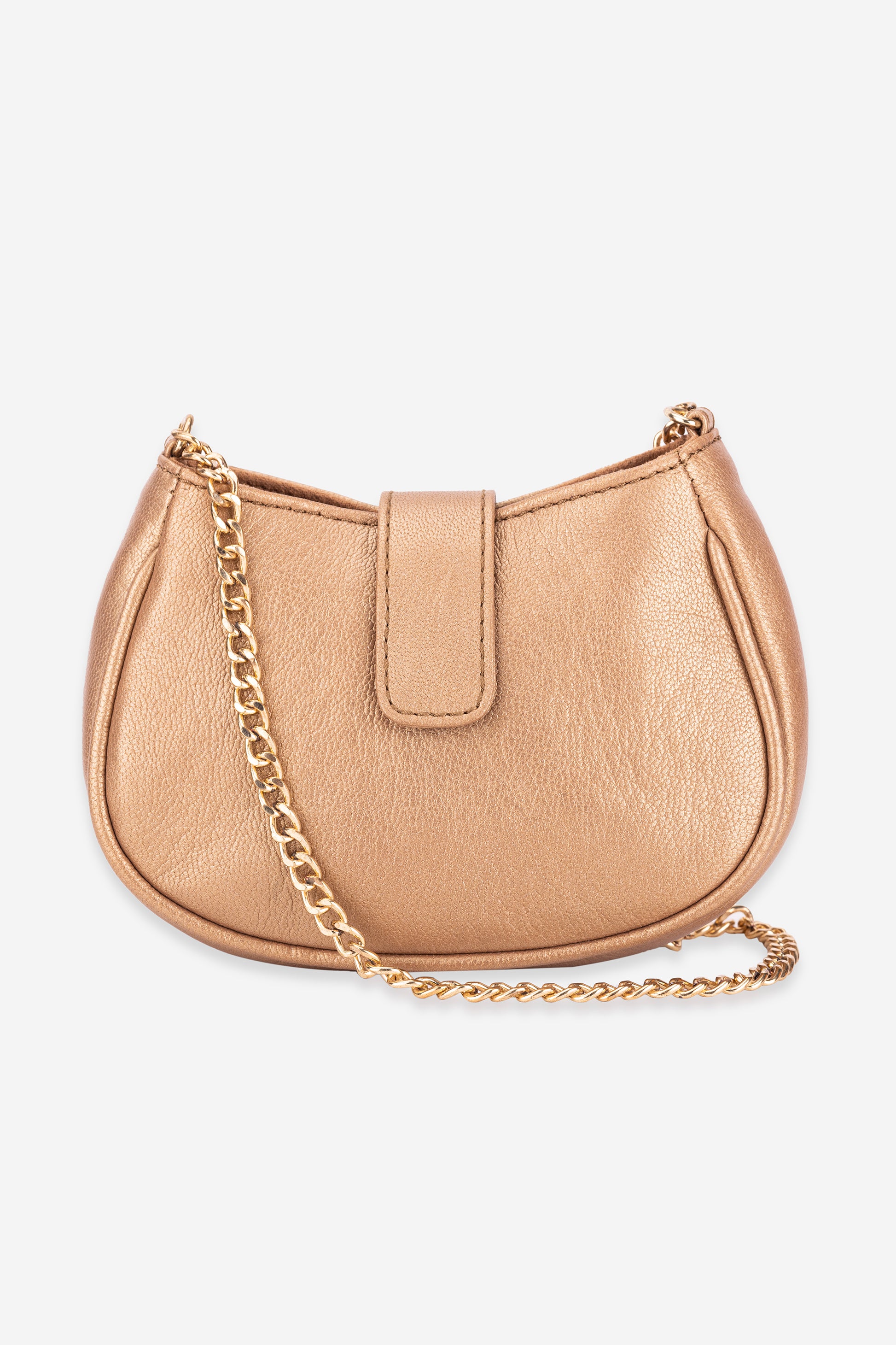 Abelardo Gibbous Gold Mini Shoulder Bag Abelardo de moda
