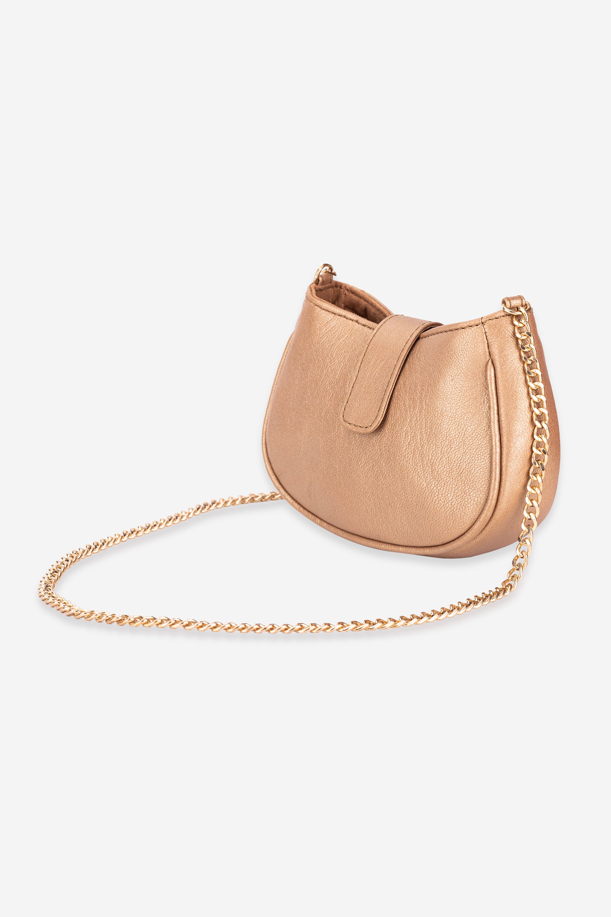 Abelardo Gibbous Gold Mini Shoulder Bag Abelardo de moda
