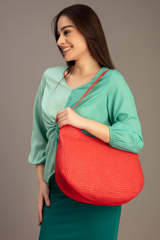 Abelardo Biyanka Red Tote Bag Abelardo de moda