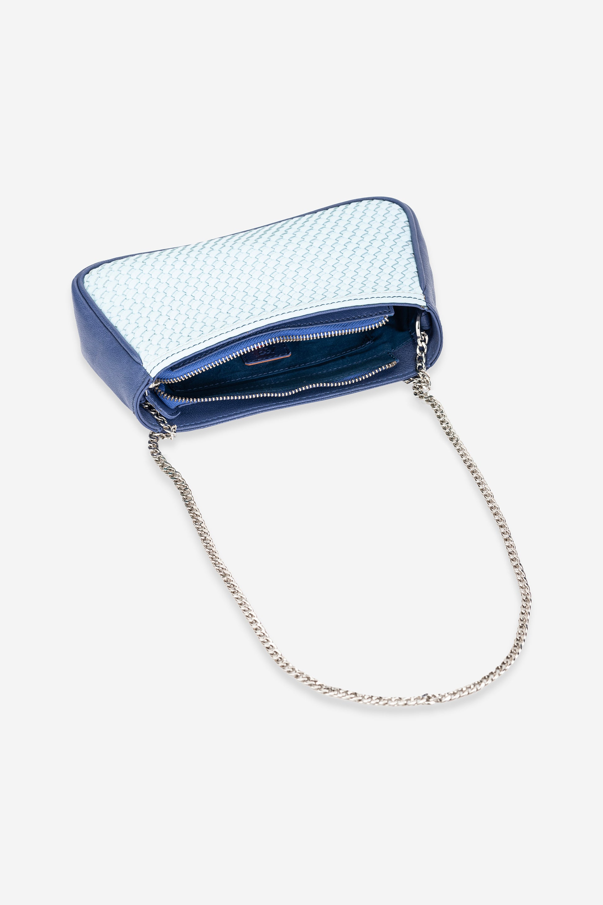 Abelardo Cinzia Navy & Sky Blue Shoulder Bag ABELARDO DE MODA