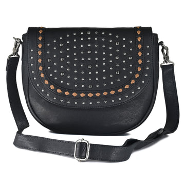 Abelardo Jewelled Black Sling Bag ABELARDO DE MODA