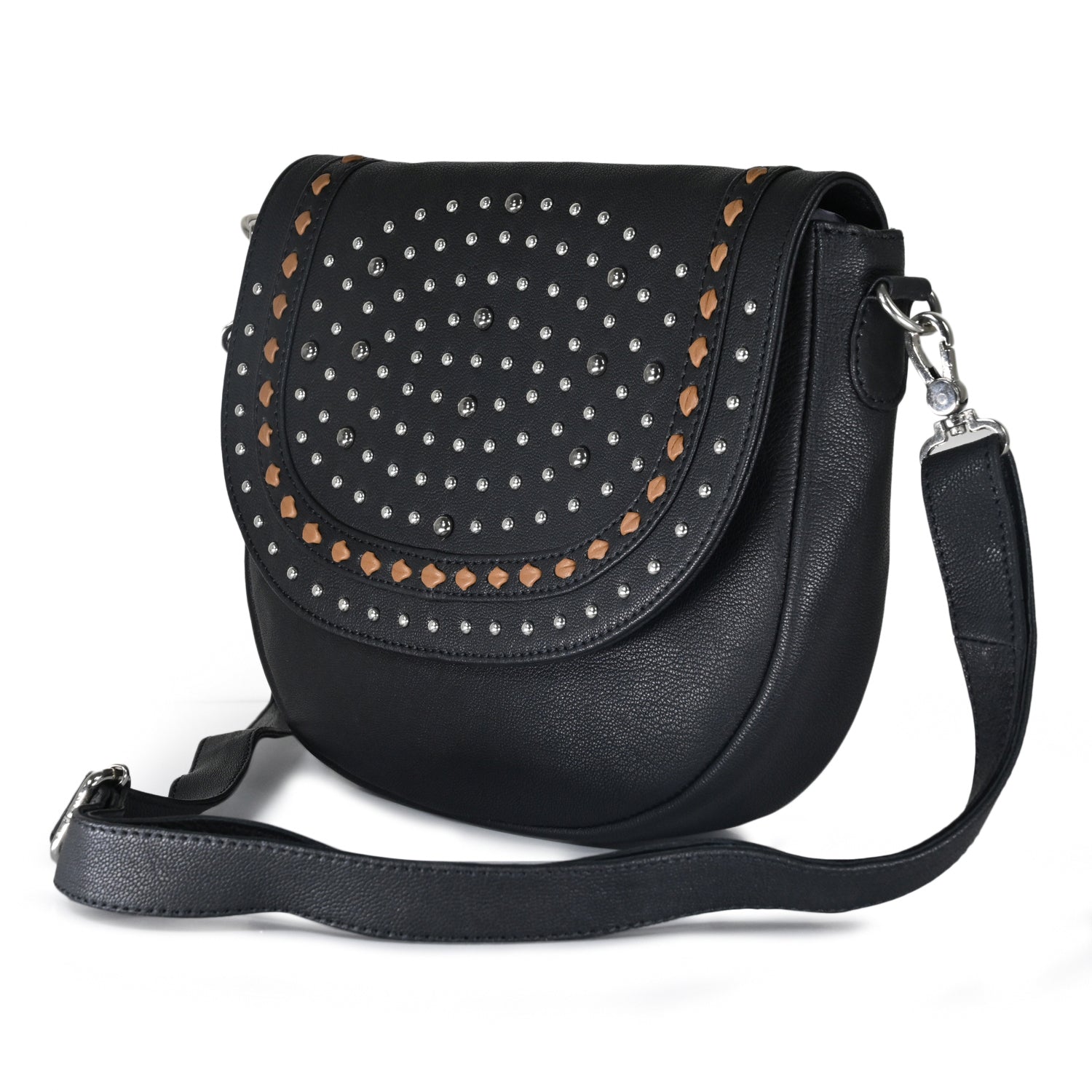 Abelardo Jewelled Black Sling Bag ABELARDO DE MODA