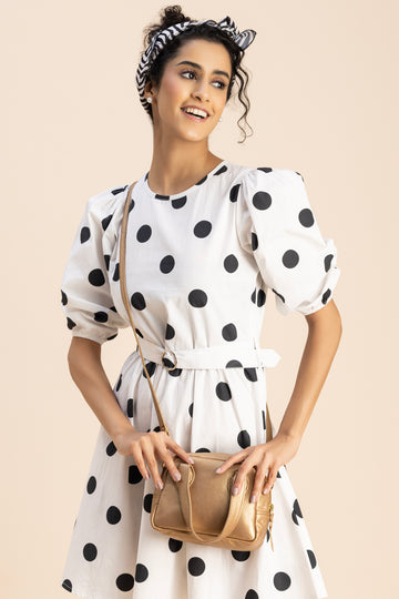 Abelardo Kate Golden Mini handbag Abelardo de moda