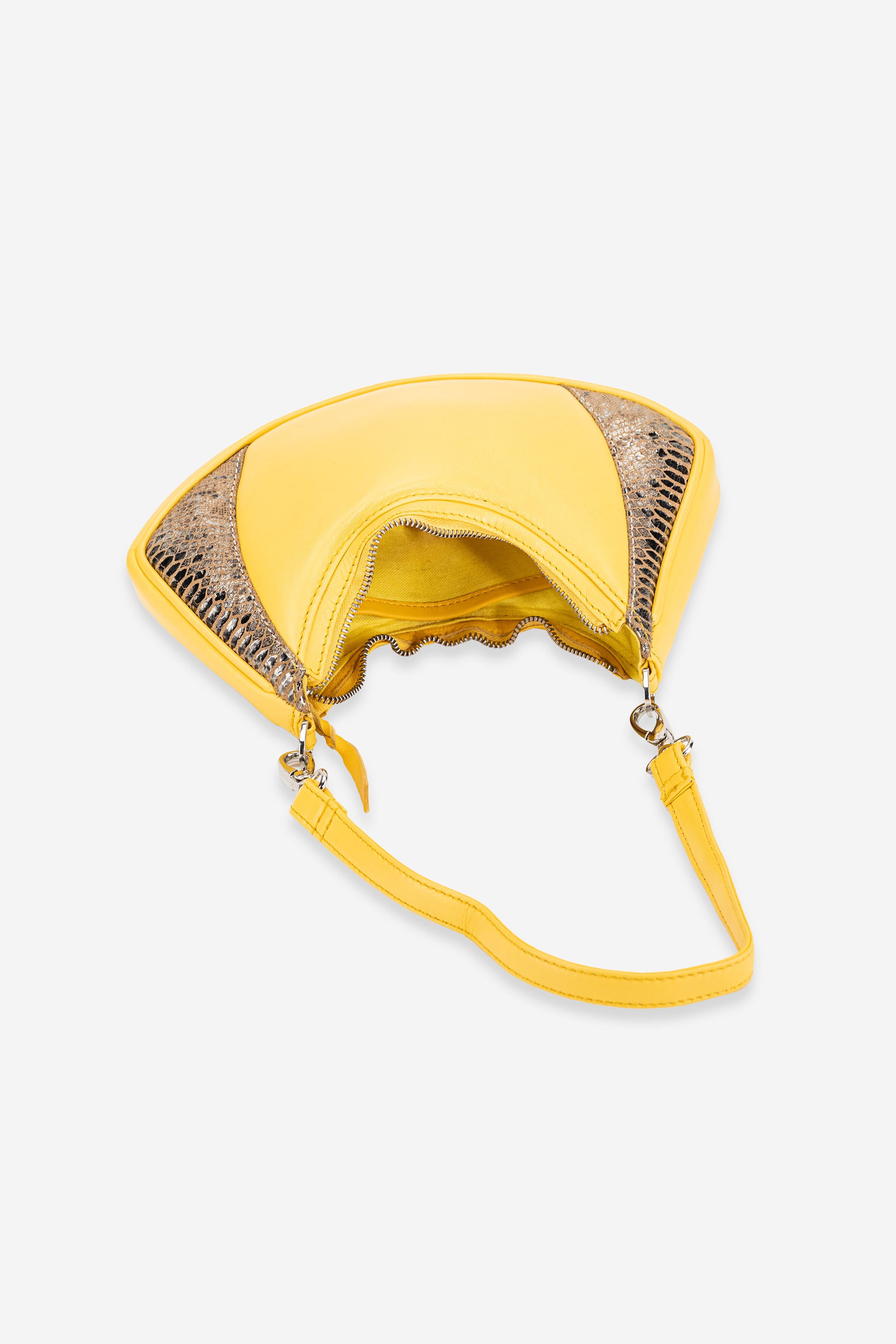 Abelardo Luna Yellow Mini Shoulder Bag Abelardo de moda