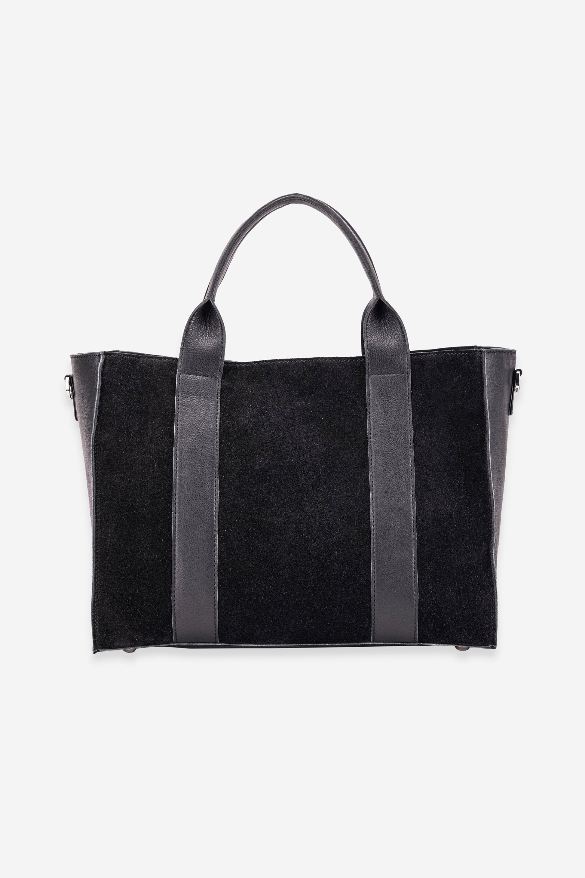 Abelardo Mud-Pie Black Leather Tote Bag Abelardo de moda