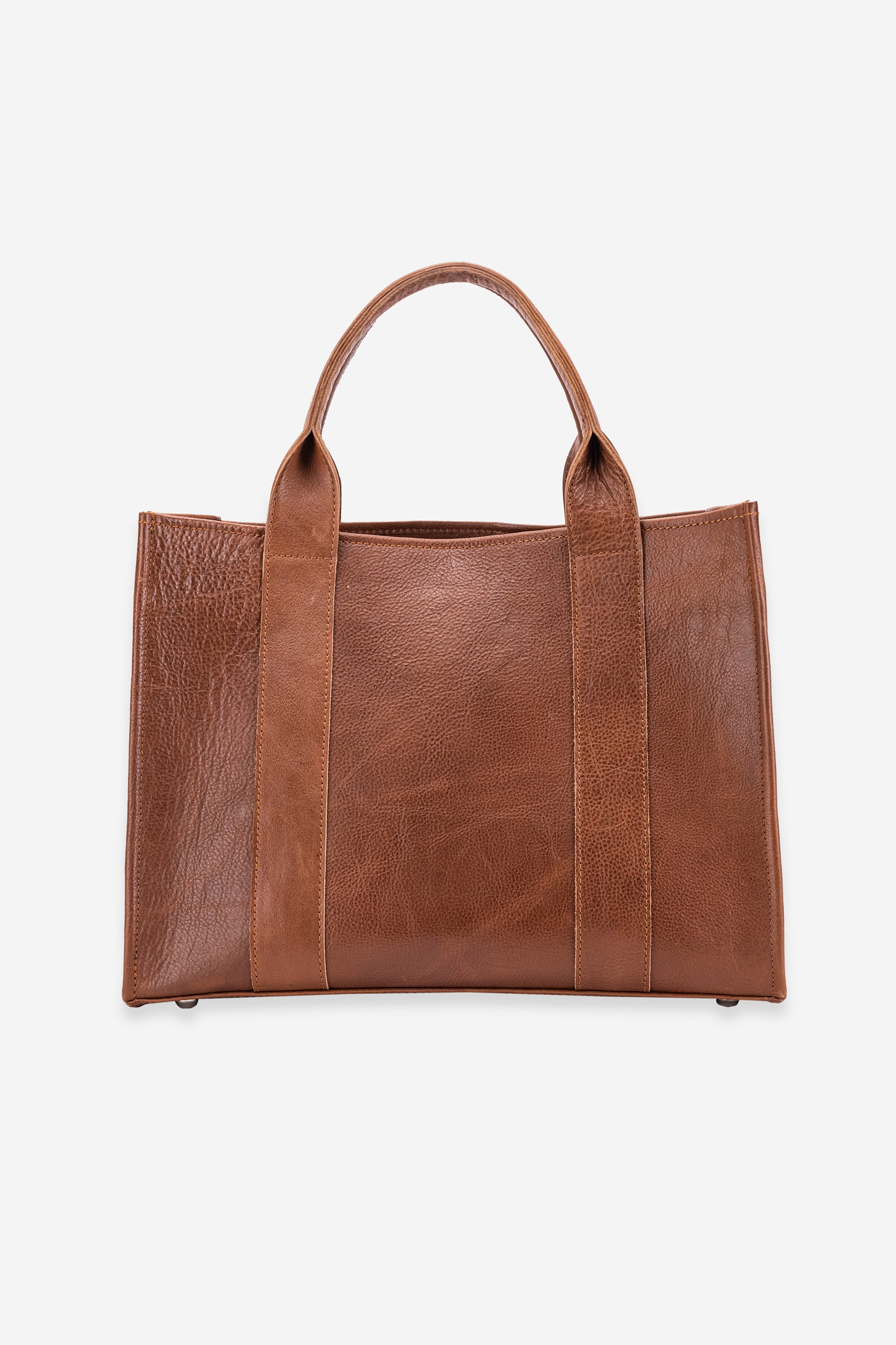 Abelardo Mud-Pie Brown Leather Tote ABELARDO DE MODA