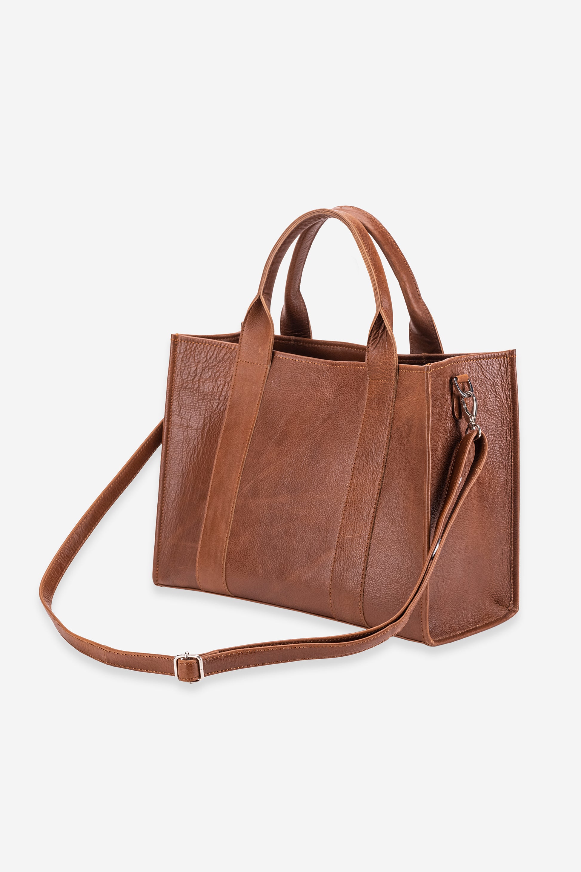 Abelardo Mud-Pie Brown Leather Tote ABELARDO DE MODA