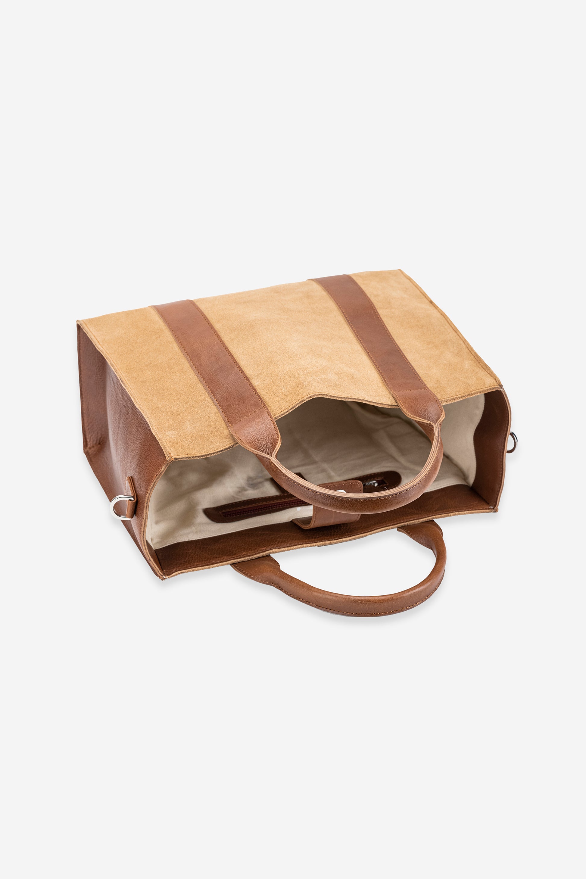 Abelardo Mud-Pie Tan Leather Tote Bag ABELARDO DE MODA