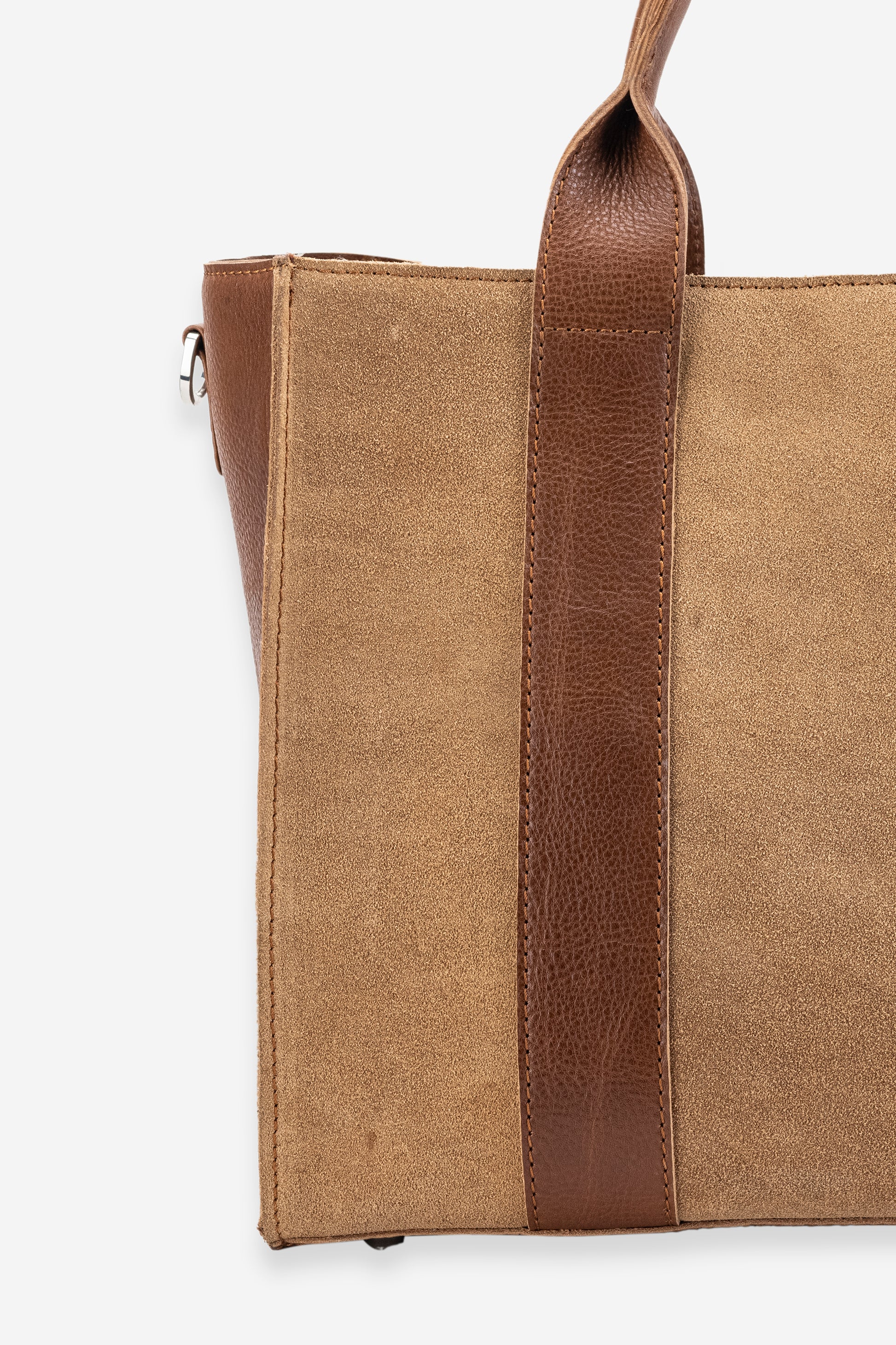 Abelardo Mud-Pie Tan Leather Tote Bag ABELARDO DE MODA