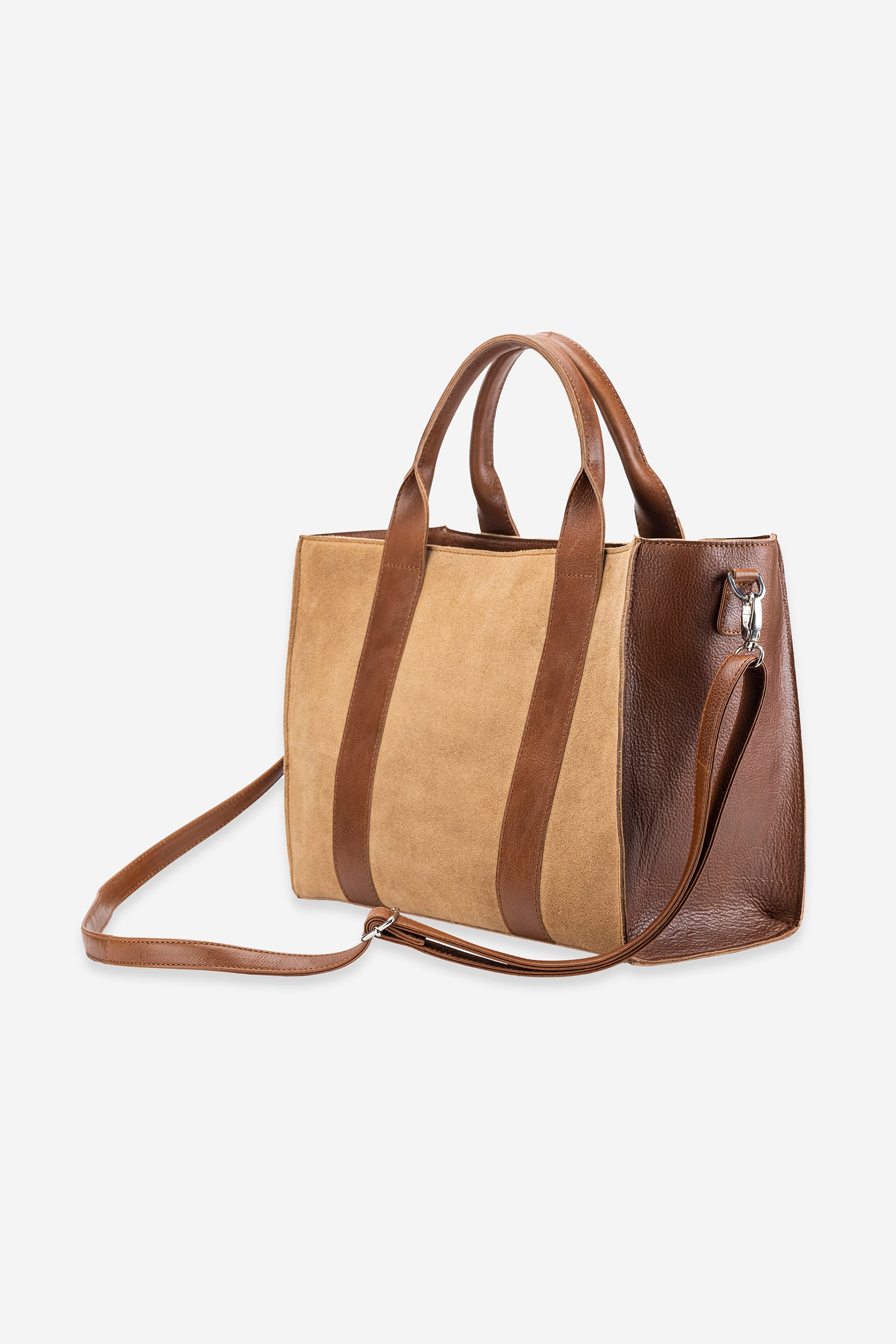 Abelardo Mud-Pie Tan Leather Tote Bag ABELARDO DE MODA