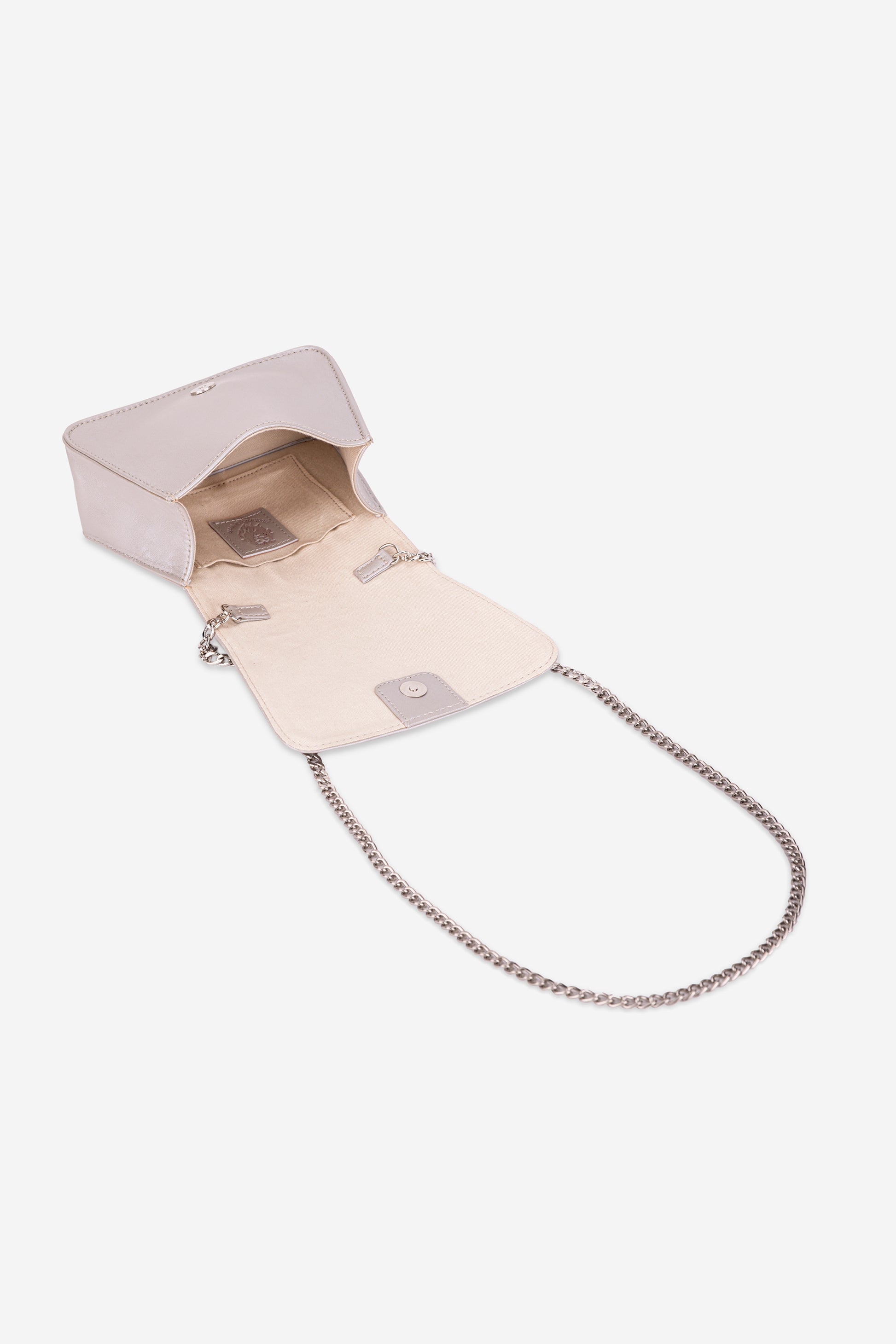 Abelardo Pixi Silver Mini Sling Bag Abelardo de moda