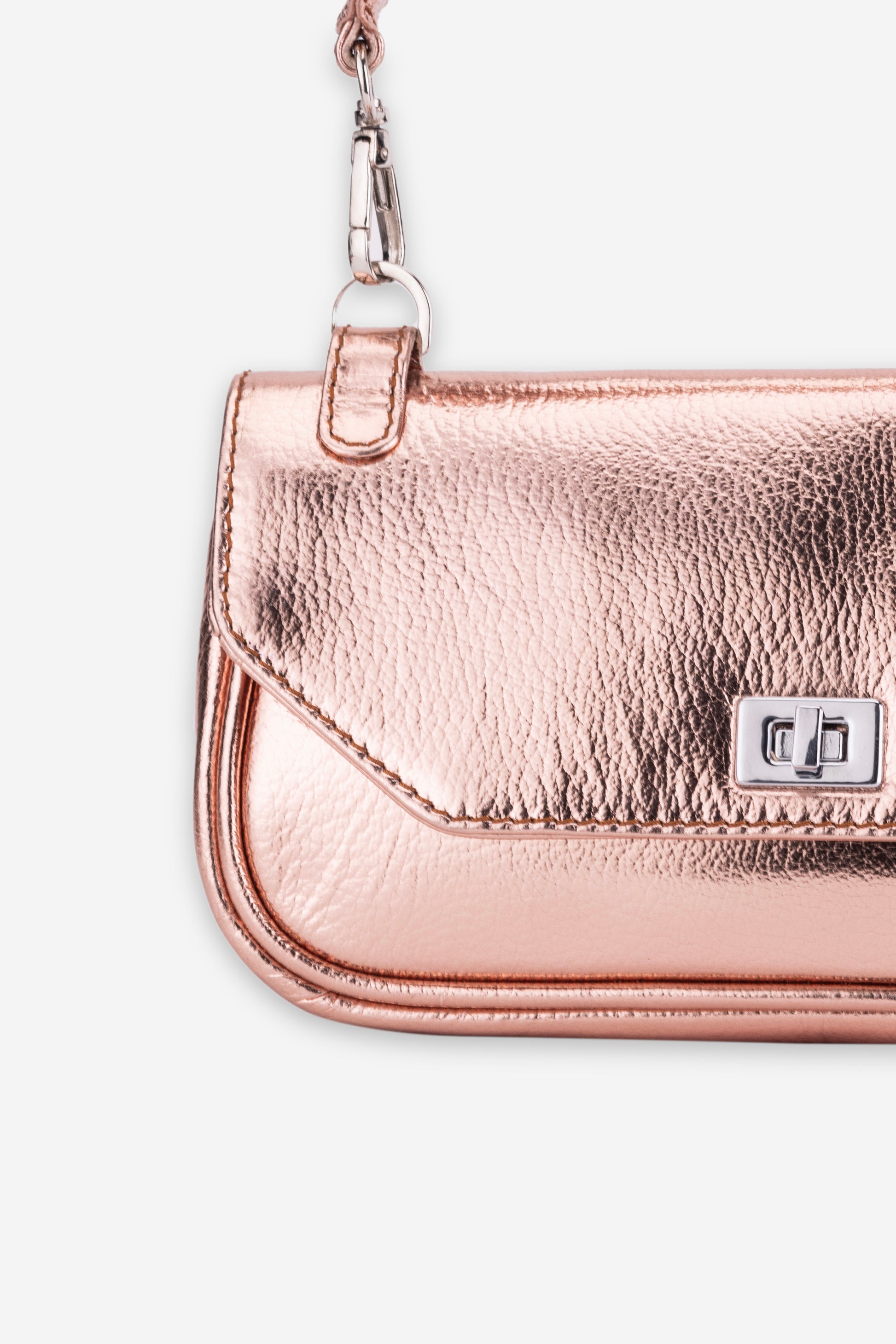 Abelardo Sybil Rose Gold Shoulder Bag Abelardo de moda