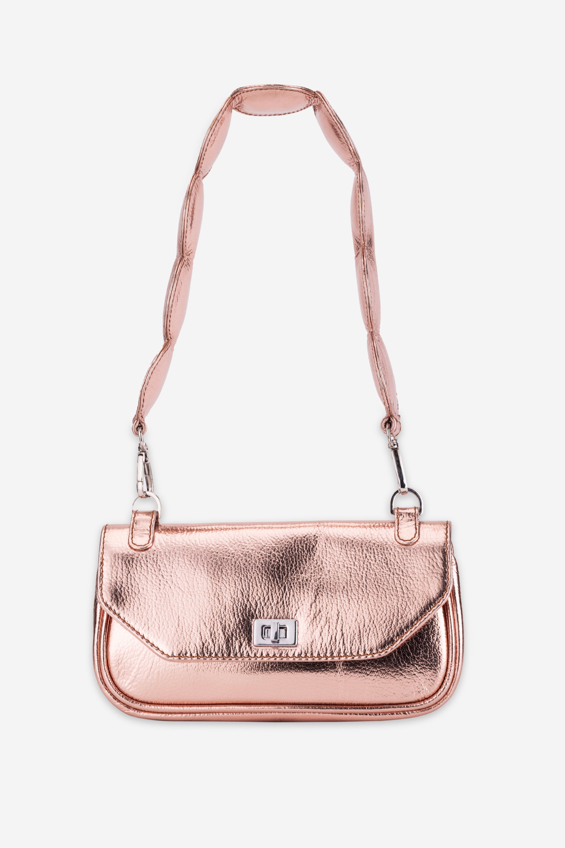 Abelardo Sybil Rose Gold Shoulder Bag Abelardo de moda