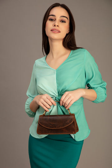 Abelardo Tiramisu Brown Handbag ABELARDO DE MODA